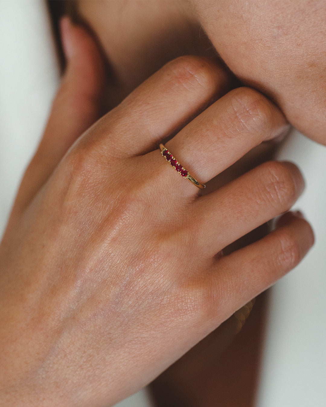 Candy Gold Ring With Ruby