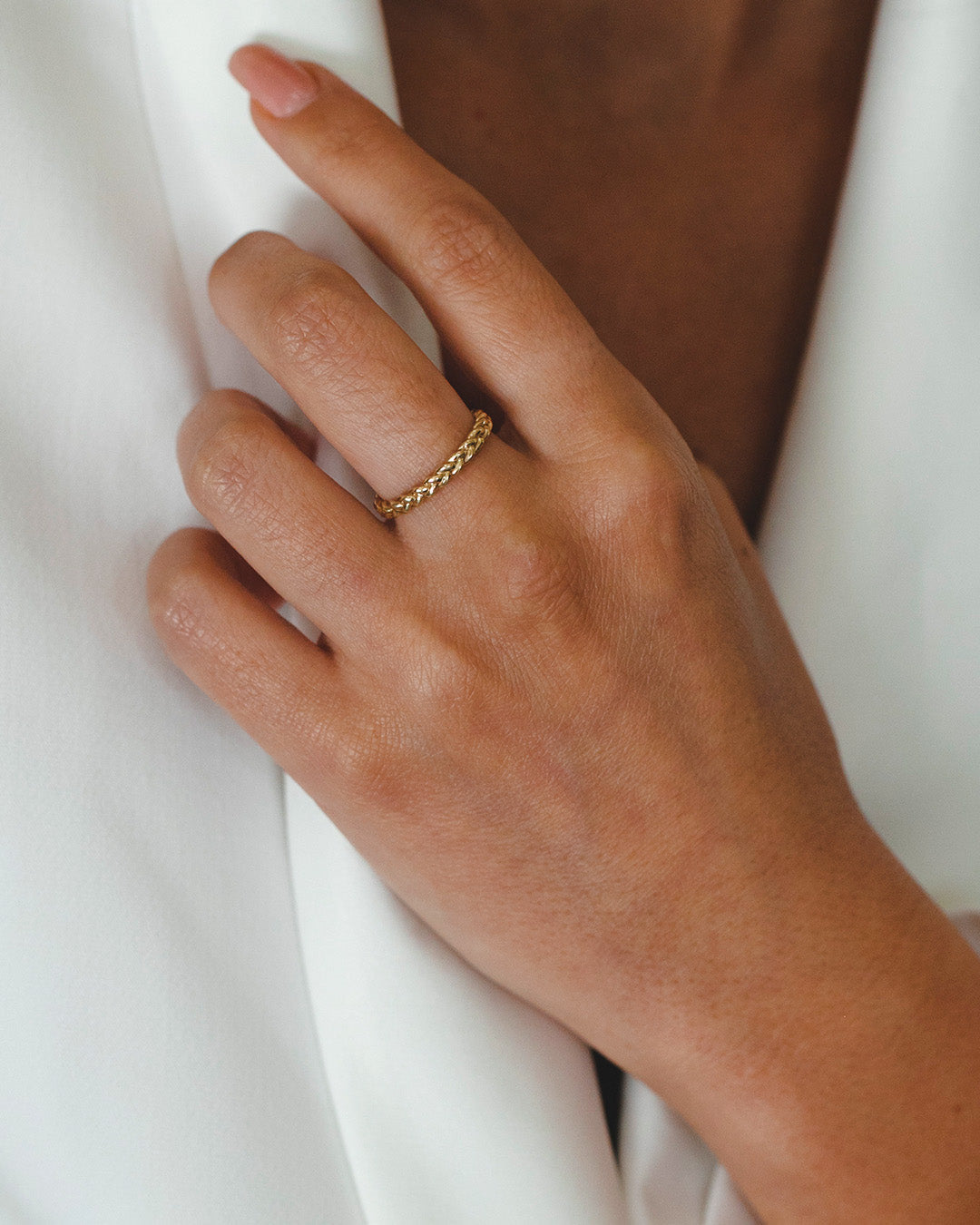 Braided Gold Ring