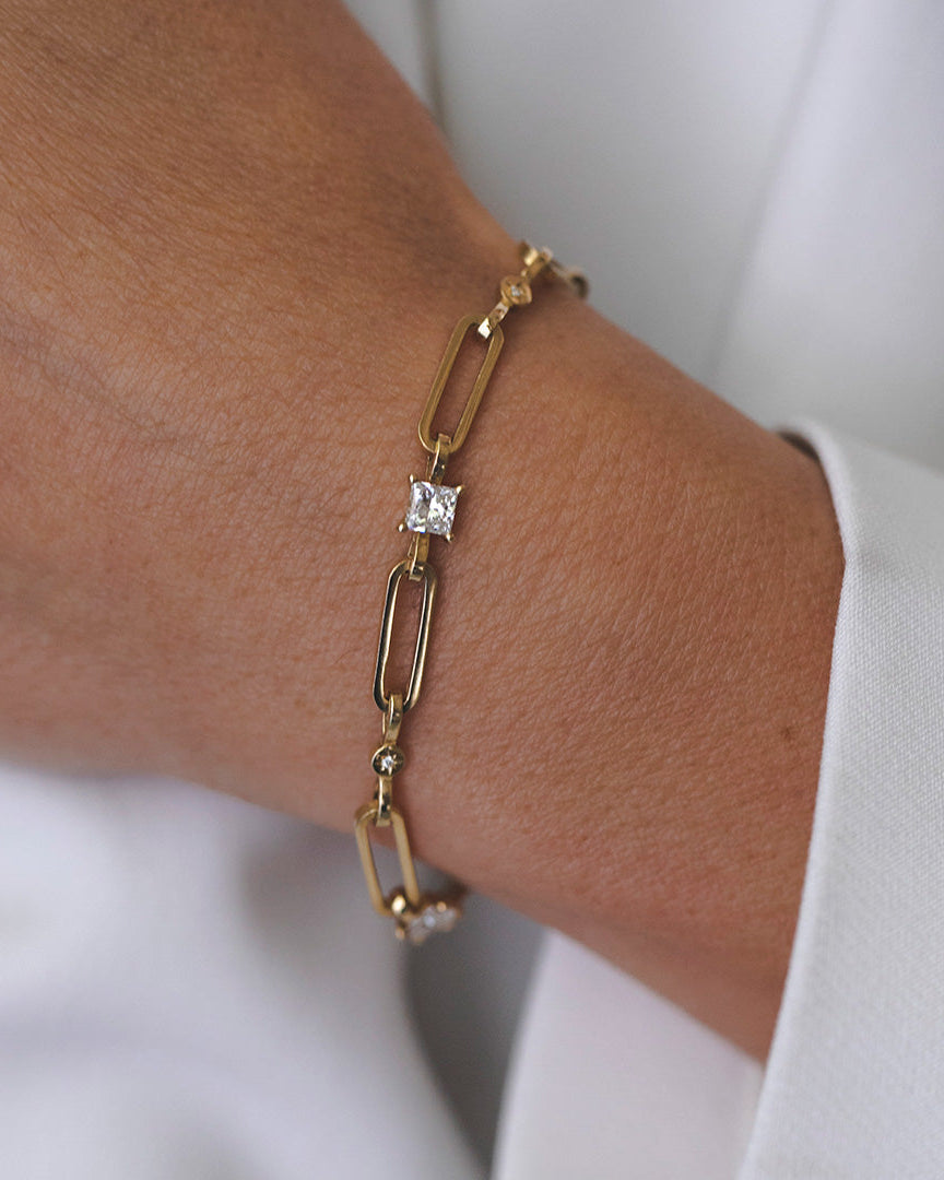 Nora bracelet white diamonds