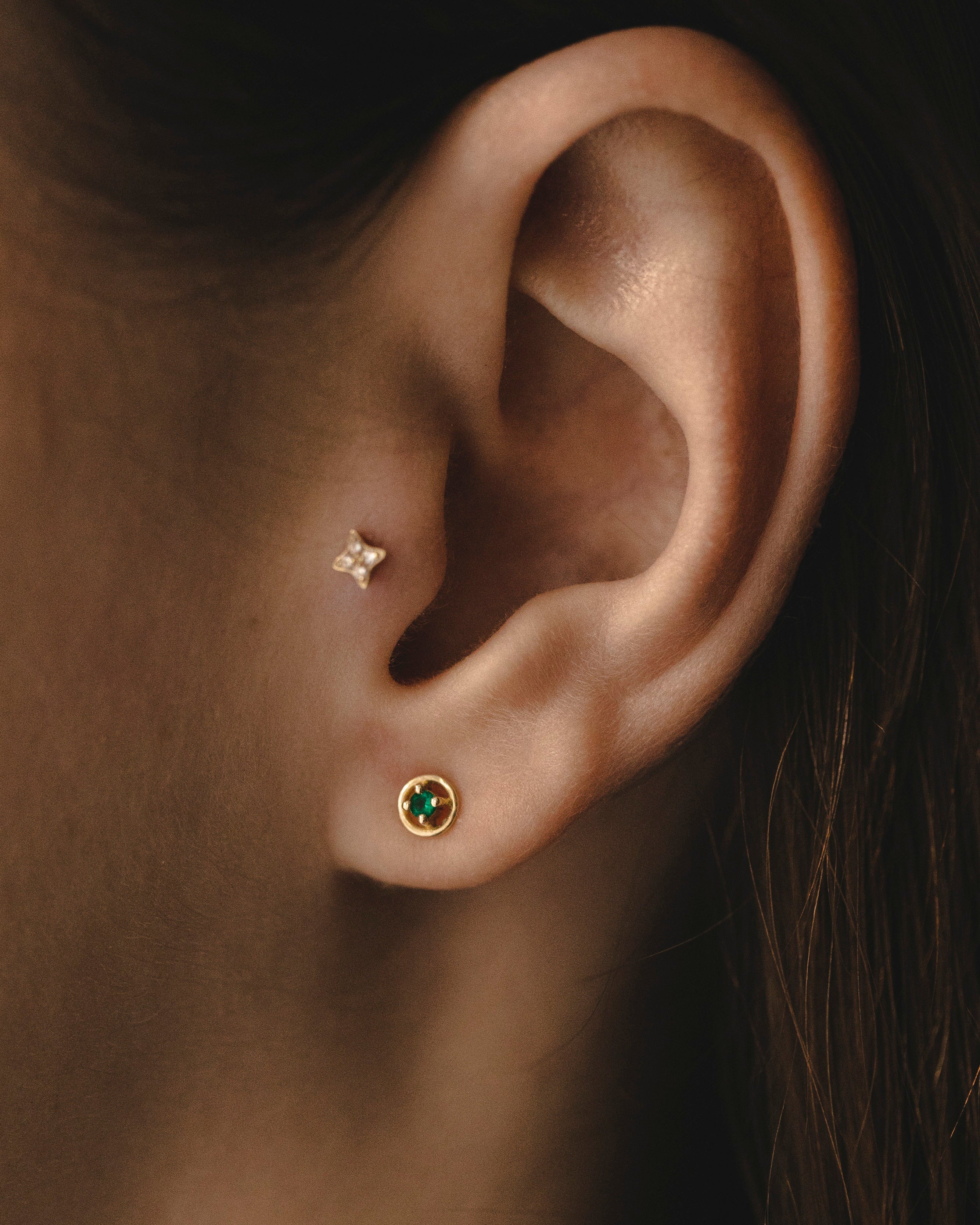 Earring 15 - Emerald