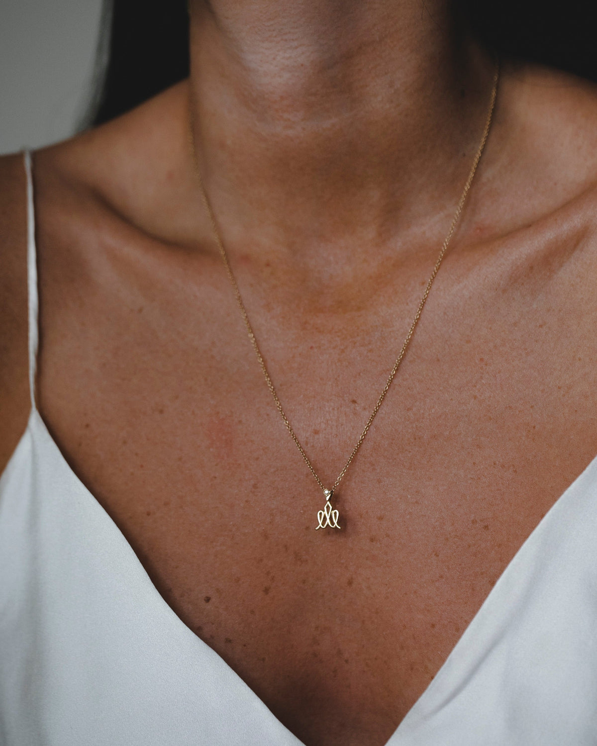 Crown Gold Necklace