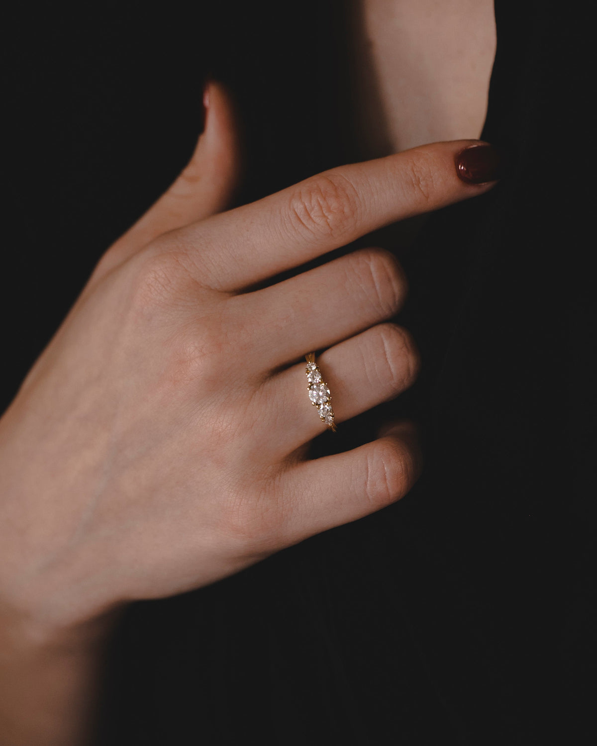 Suzana Gold Ring White Diamonds