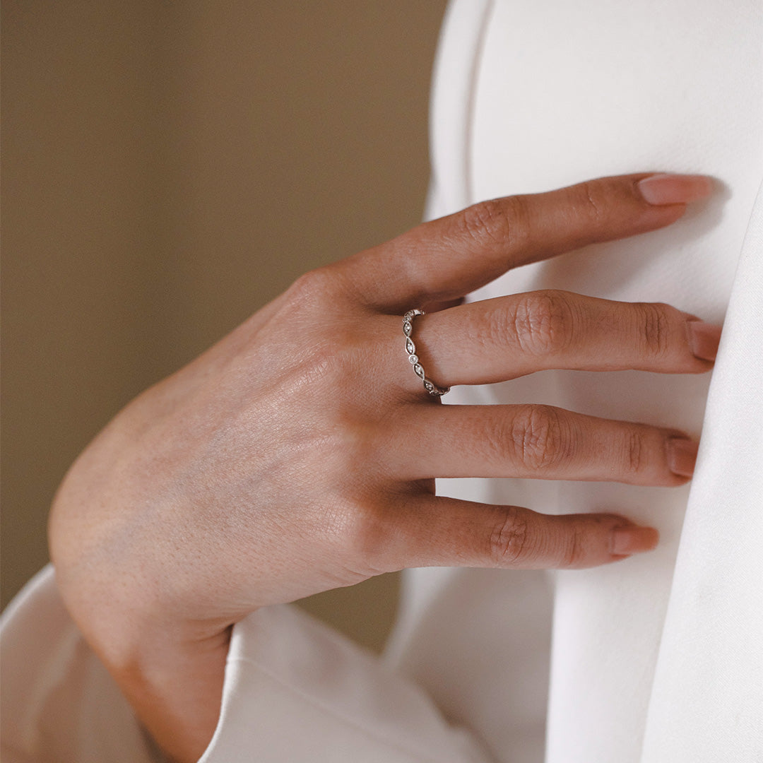 Isabelle Gold Ring Diamonds