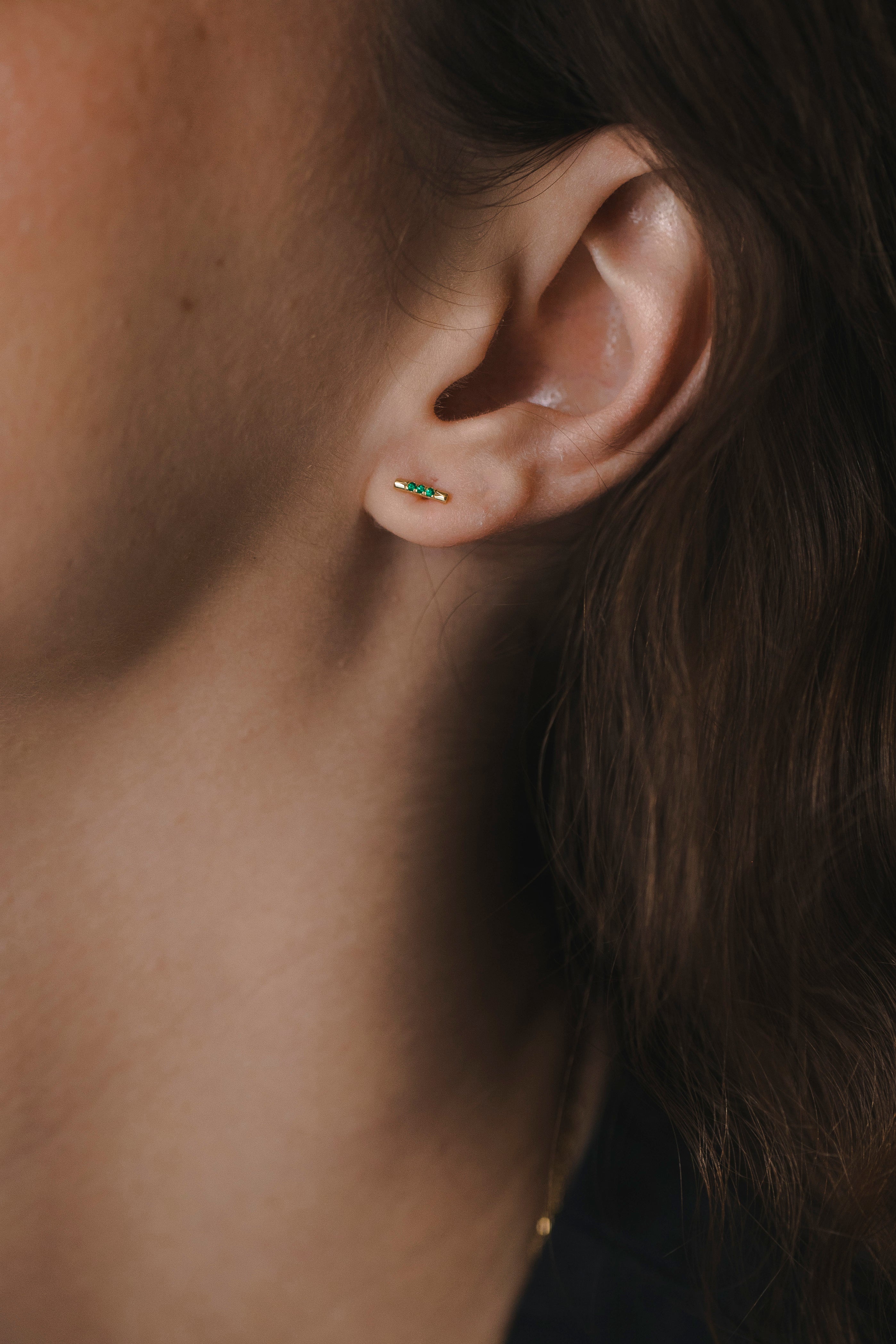 Valerie Earring Emerald