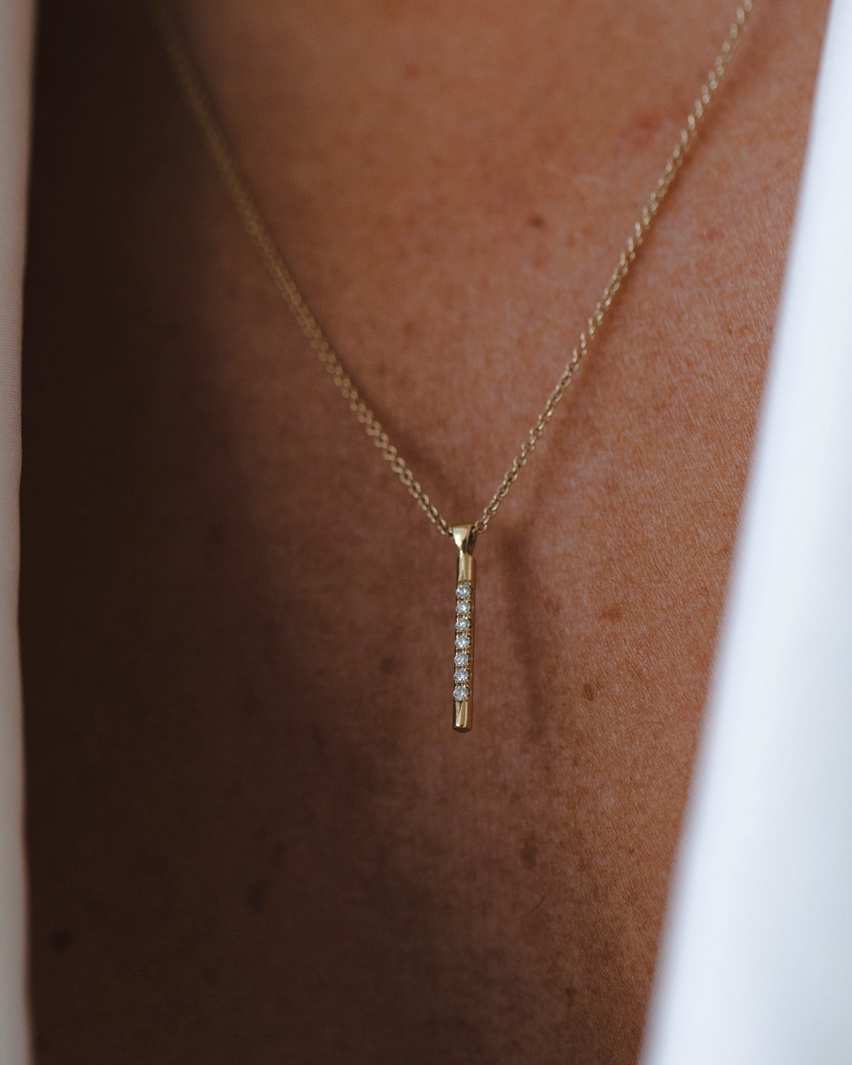 Claire Necklace white Diamonds