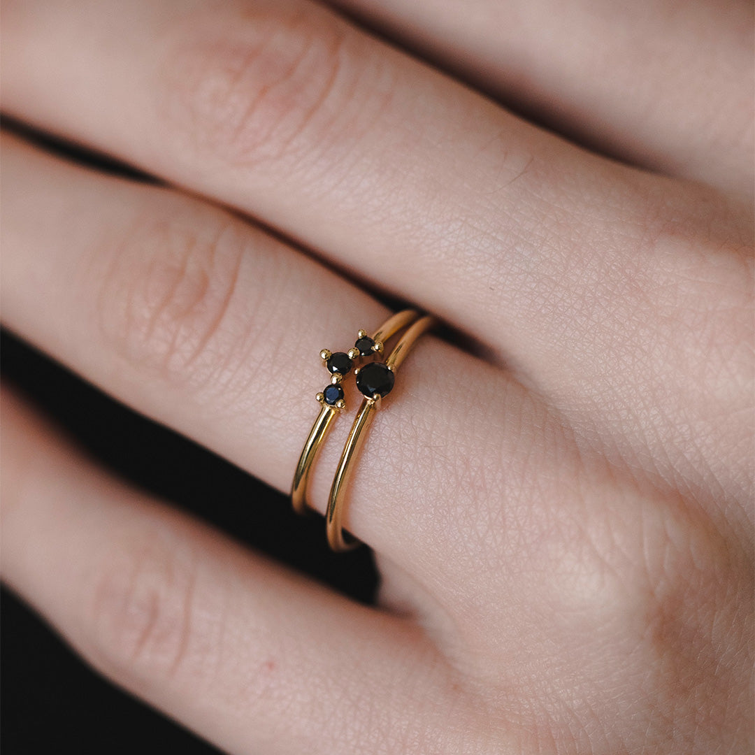 Kahlo Ring Black Diamond