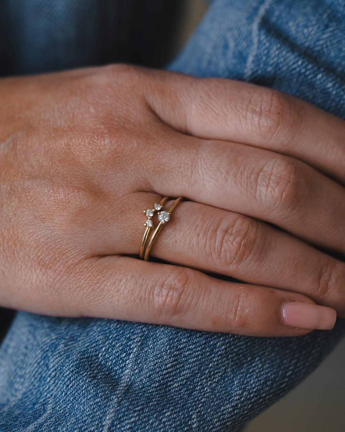 Frida Ring white diamonds
