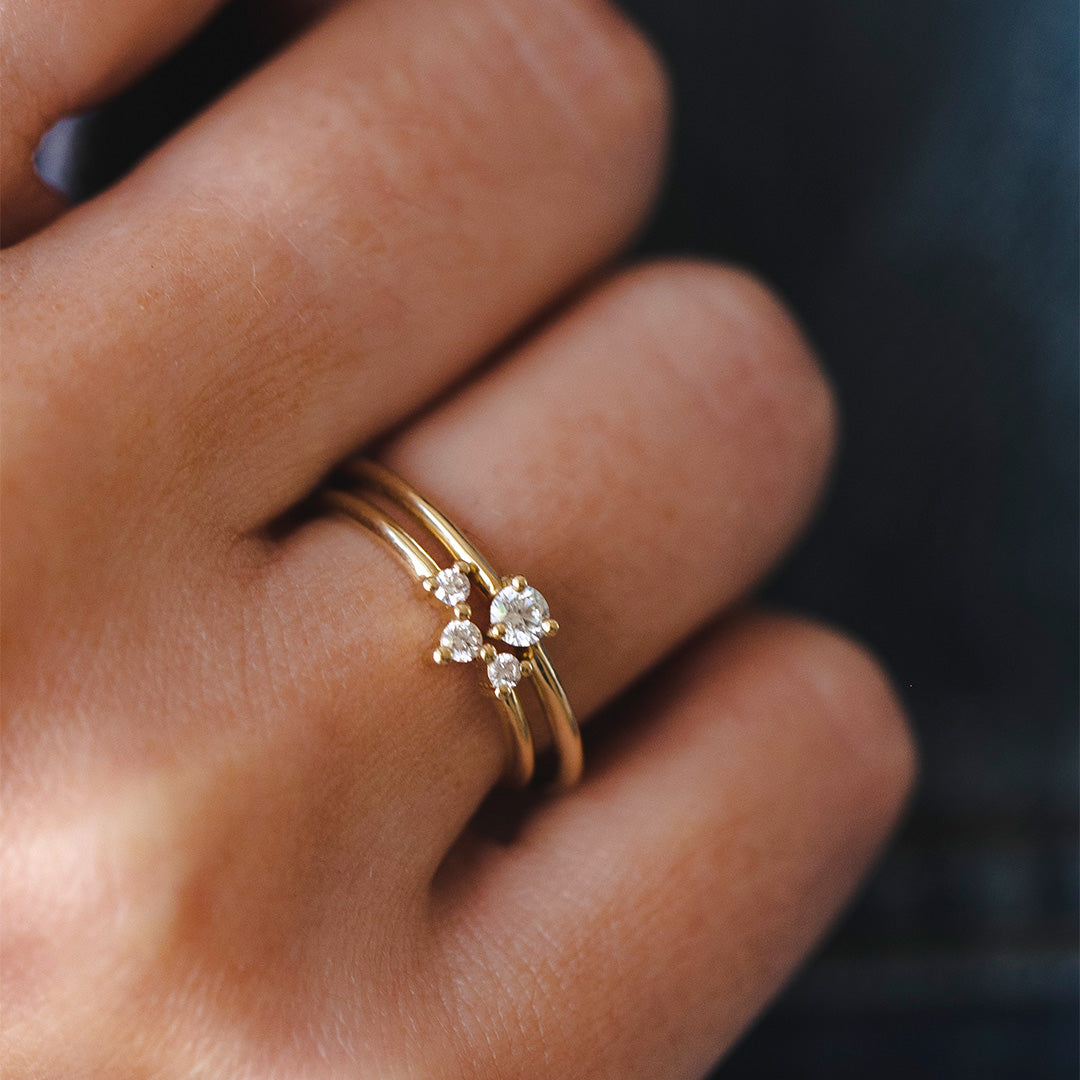 Frida Ring white diamonds