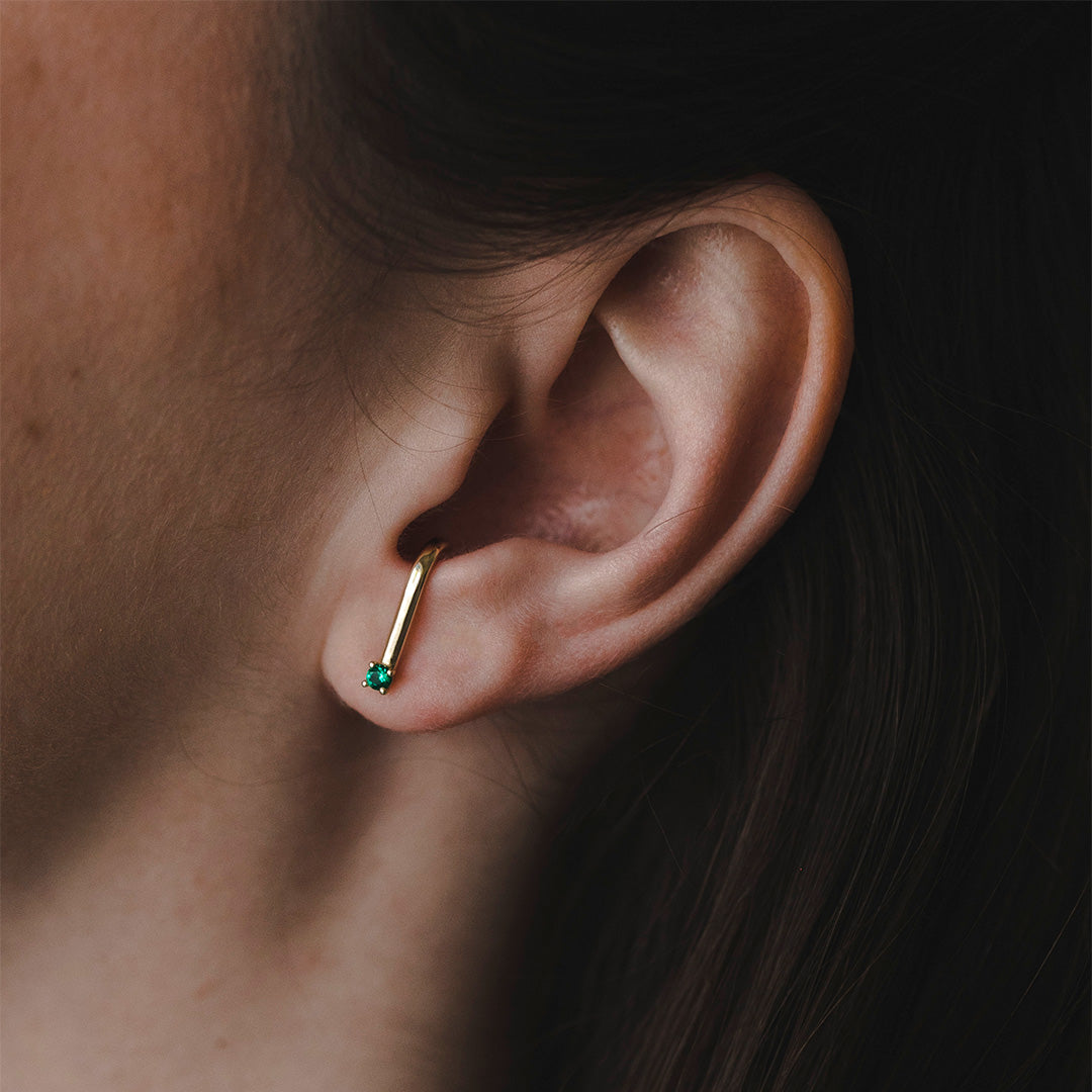 Earring 14 - Emerald