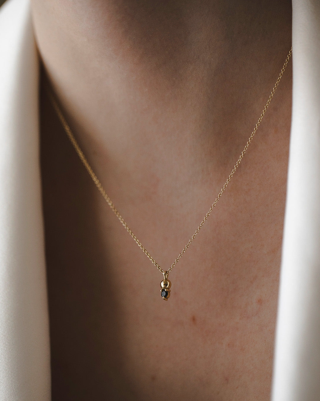 Marie Necklace Black Diamond