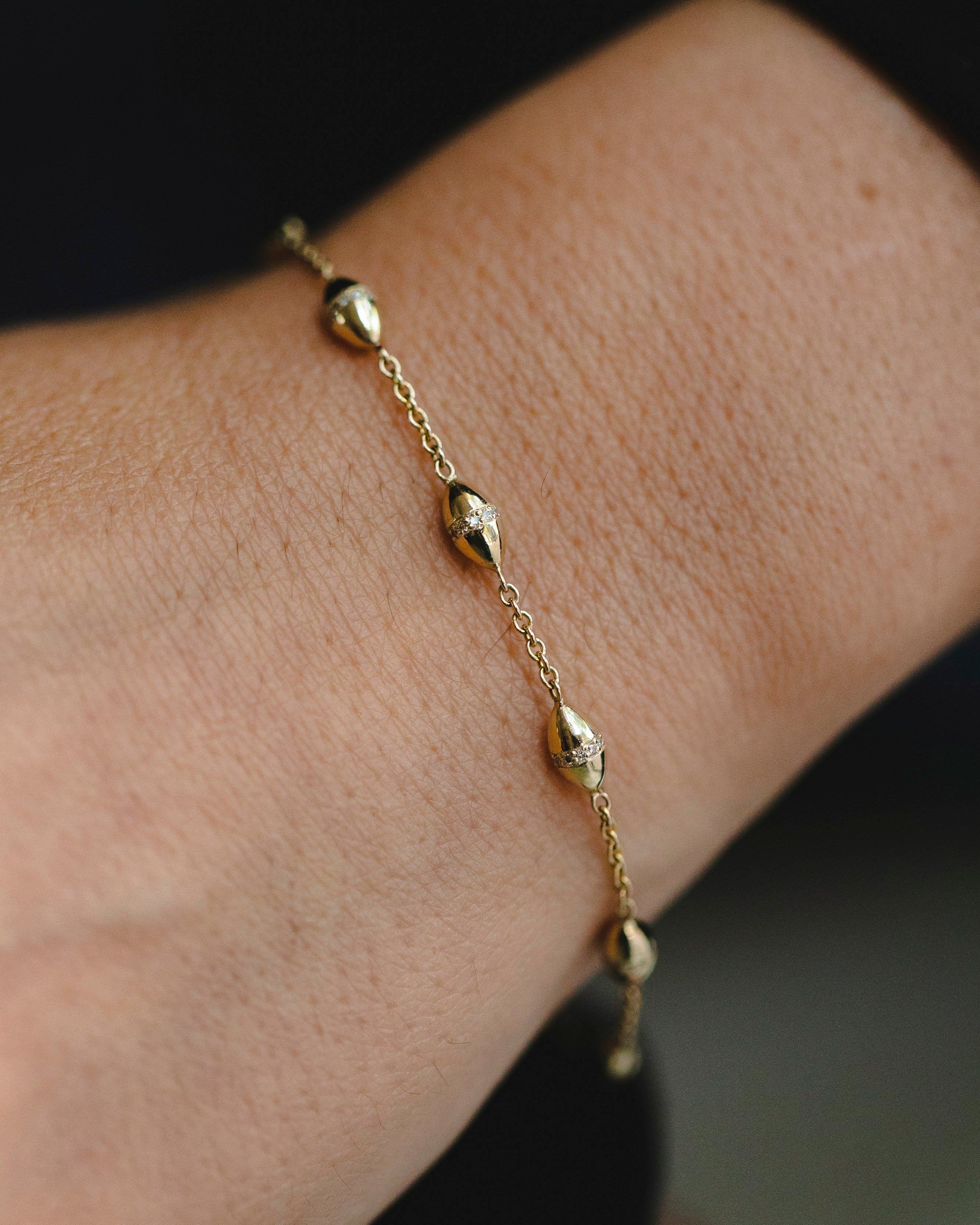 Arcoco Encrusted Bracelet White Diamonds