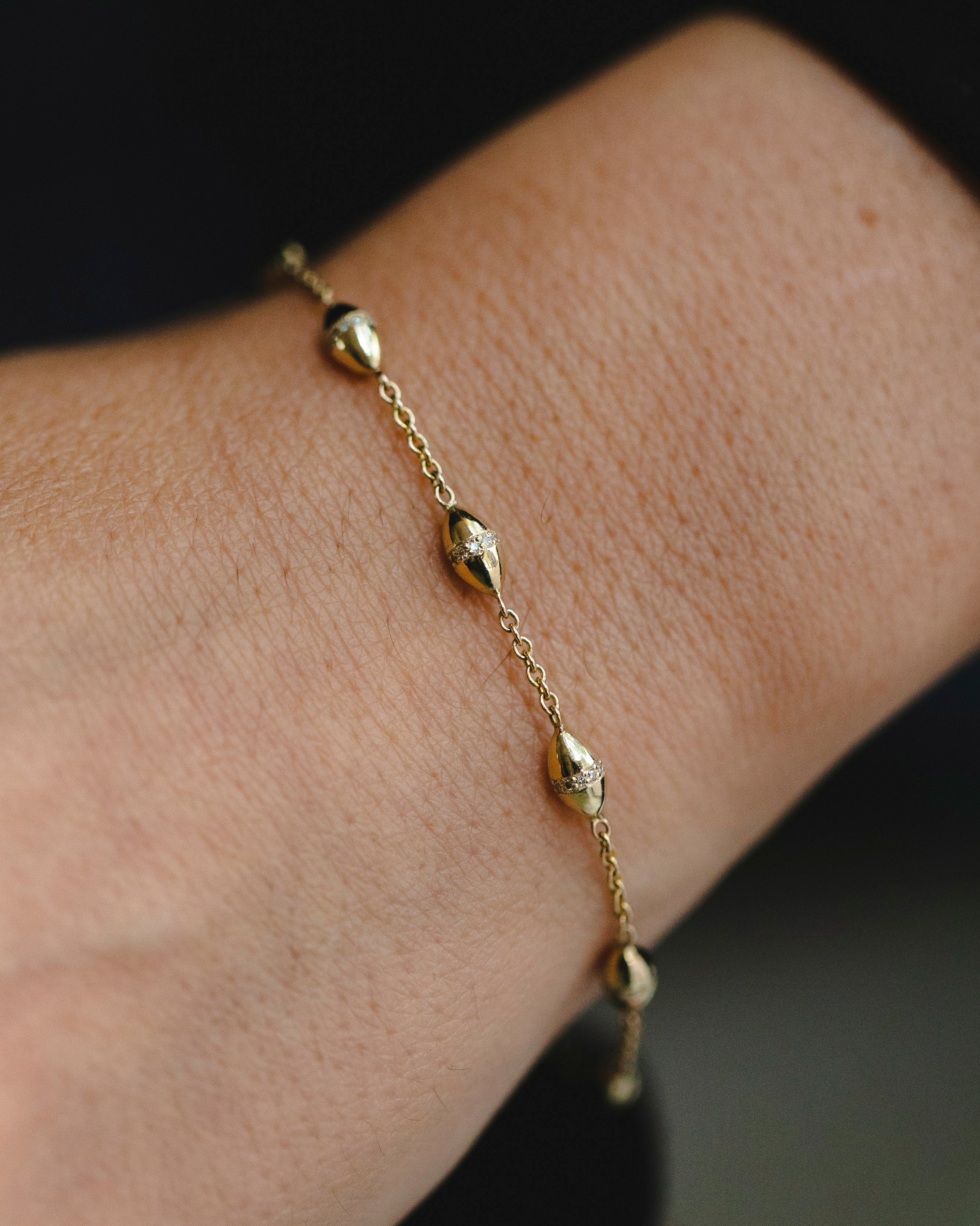 Arcoco Encrusted Bracelet White Diamonds