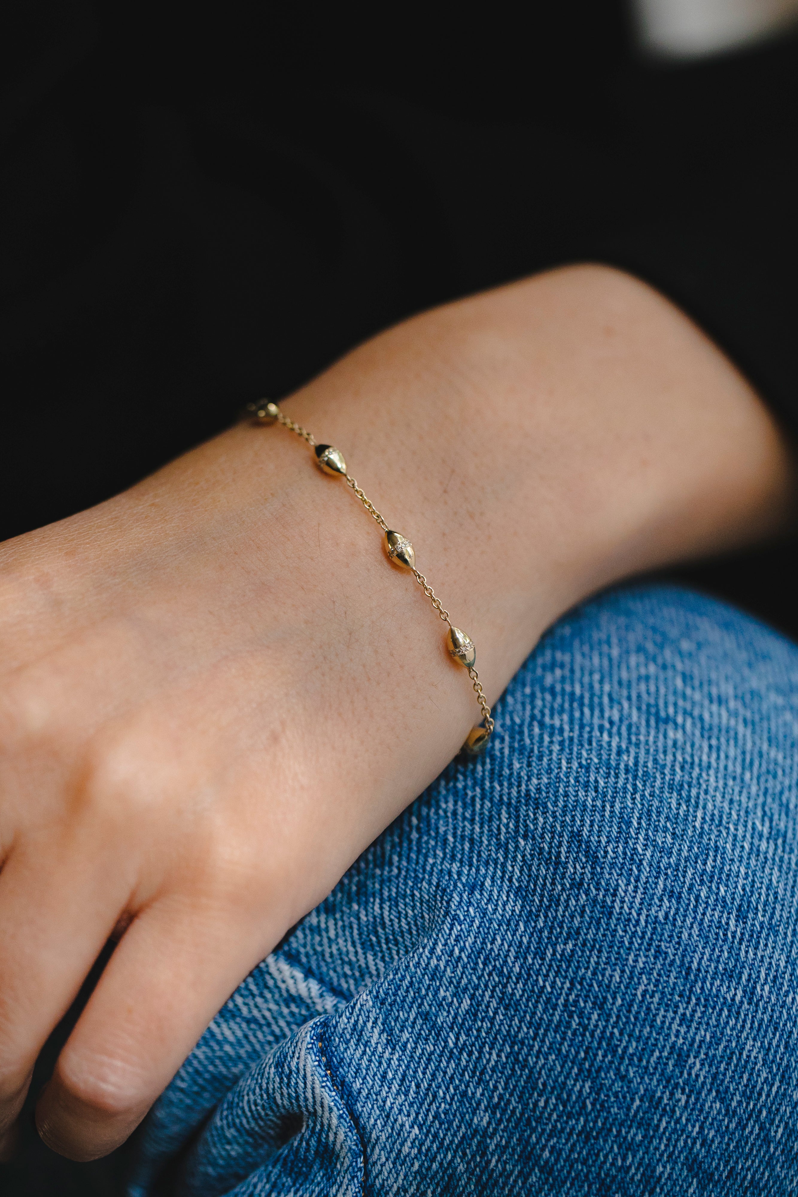 Arcoco Encrusted Bracelet White Diamonds