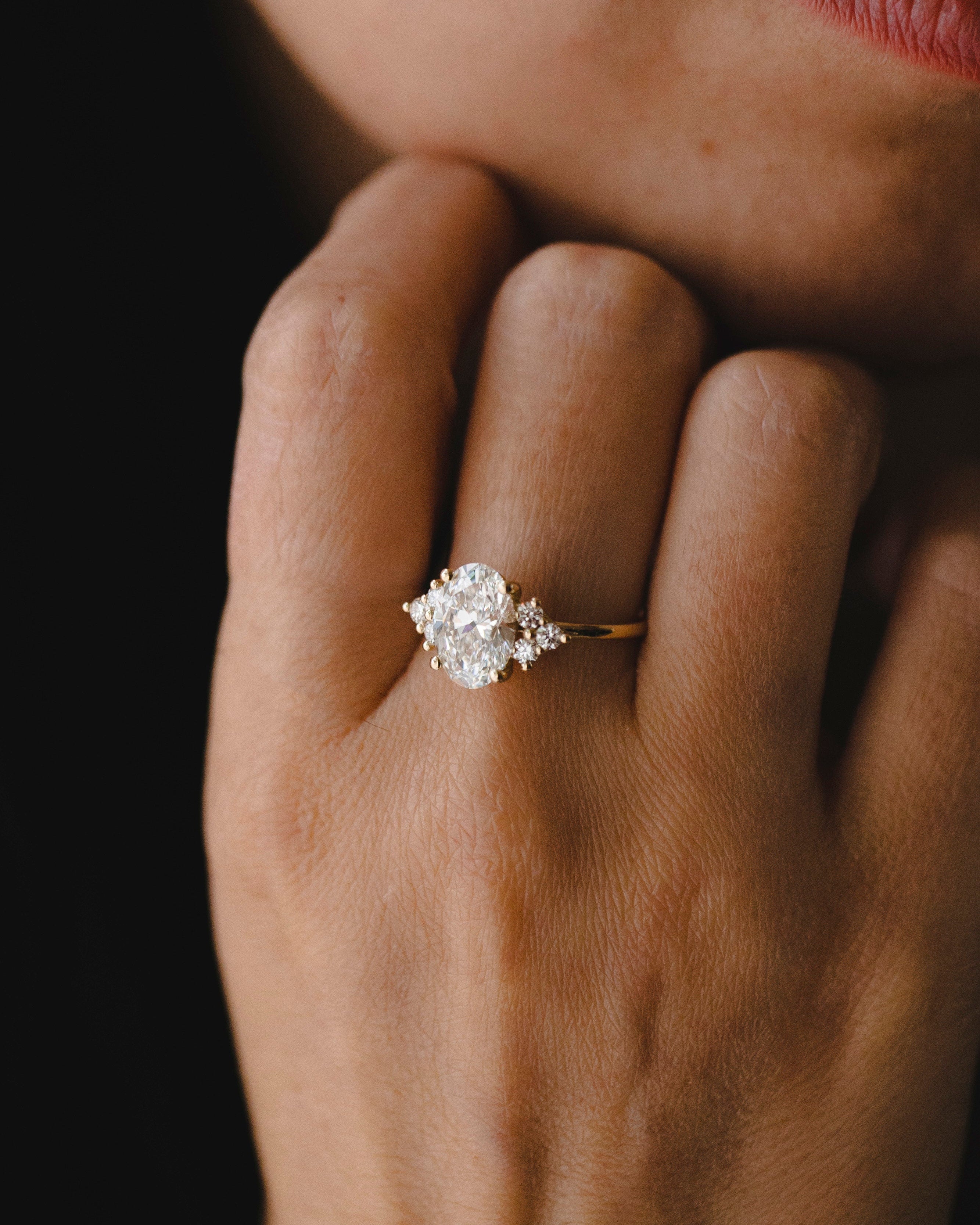 Priscilla Gold Ring Diamonds