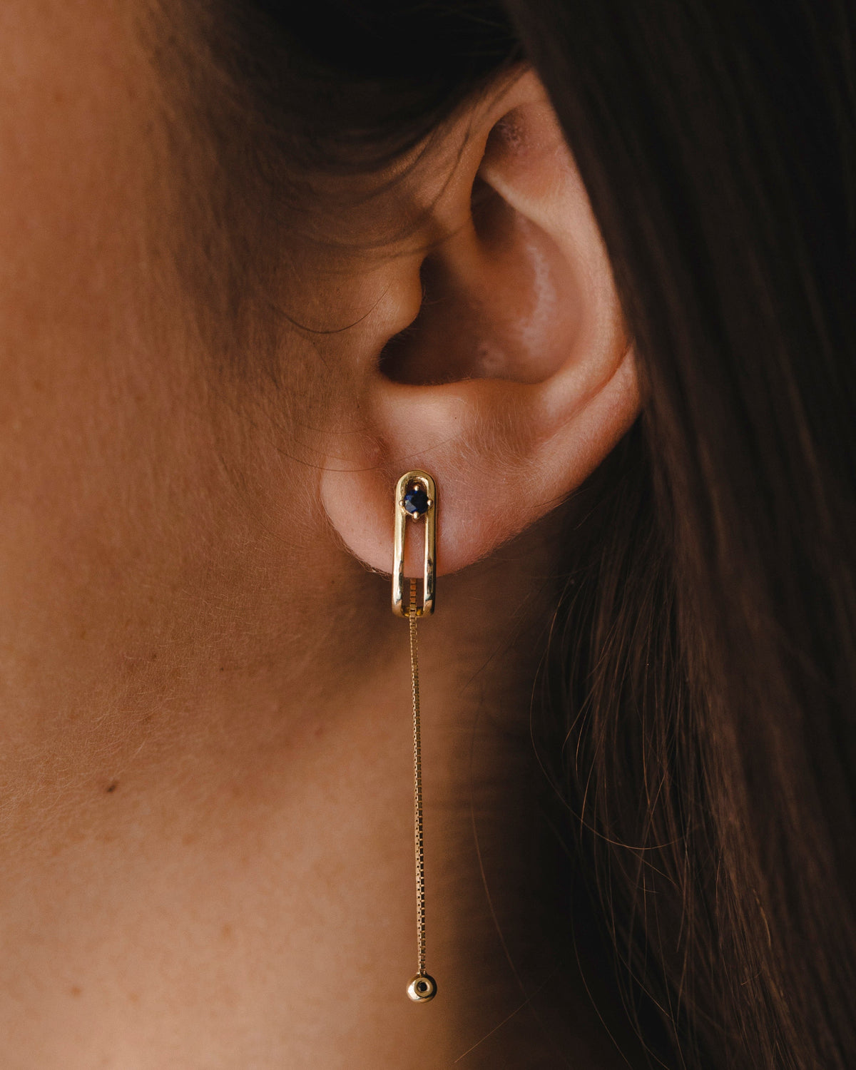 Earring 12 - Sapphire