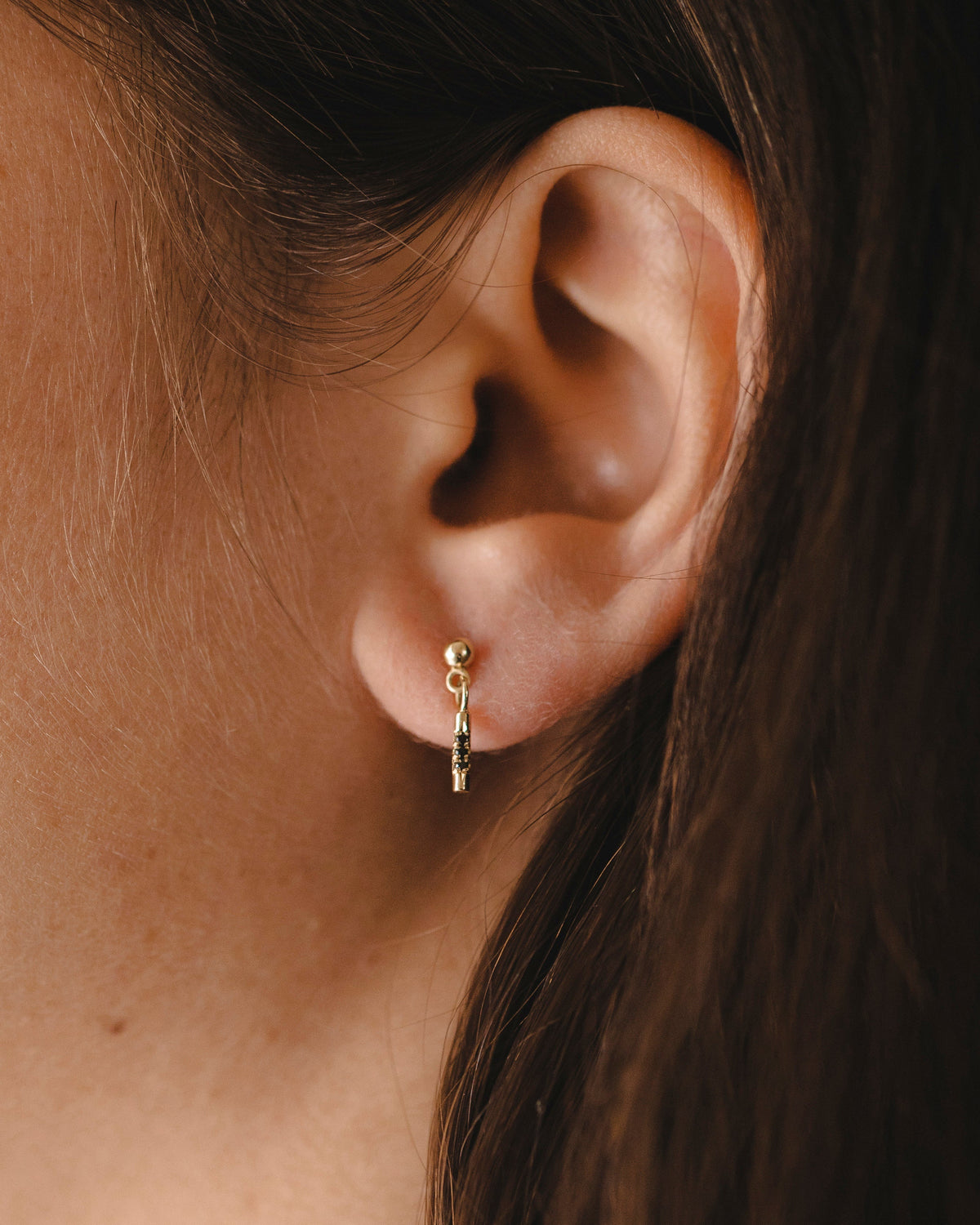 Shanon Earring Black Diamonds