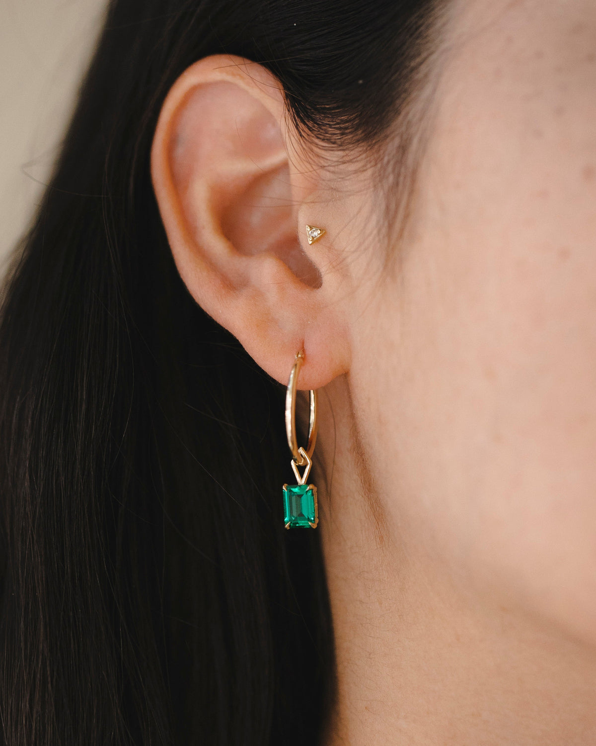 Padme charm emerald