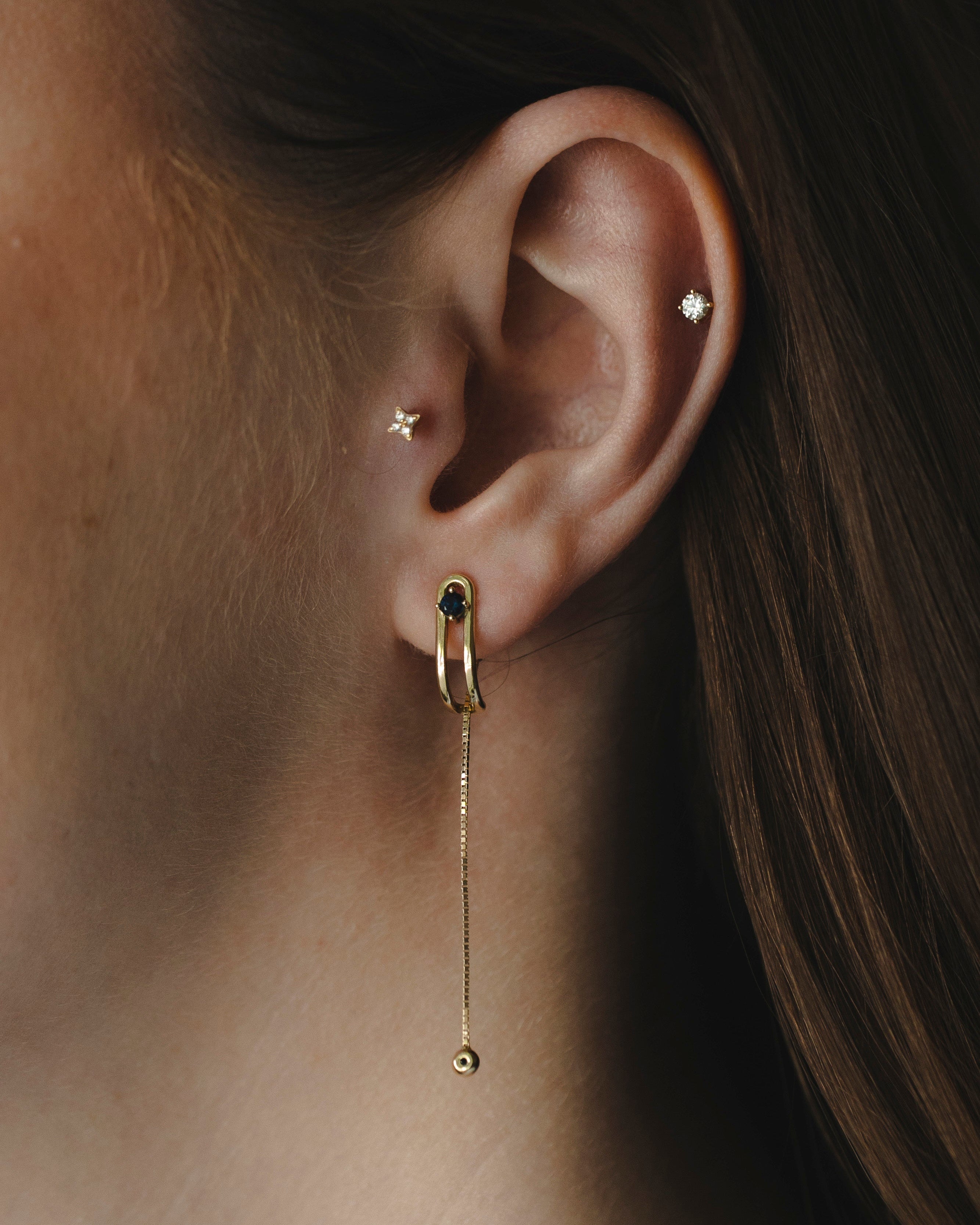 Earring 12 - Sapphire