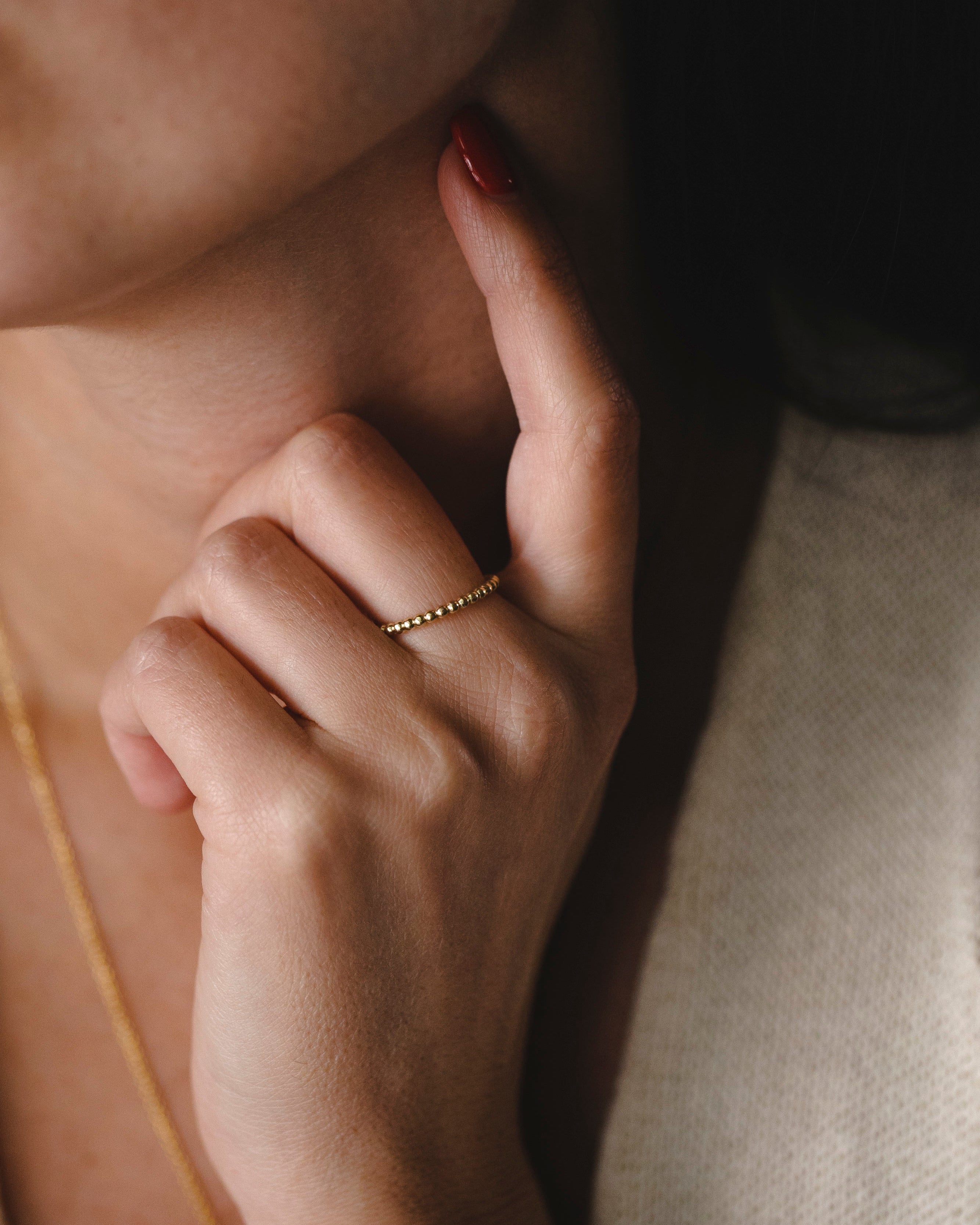 Gold Dots Ring