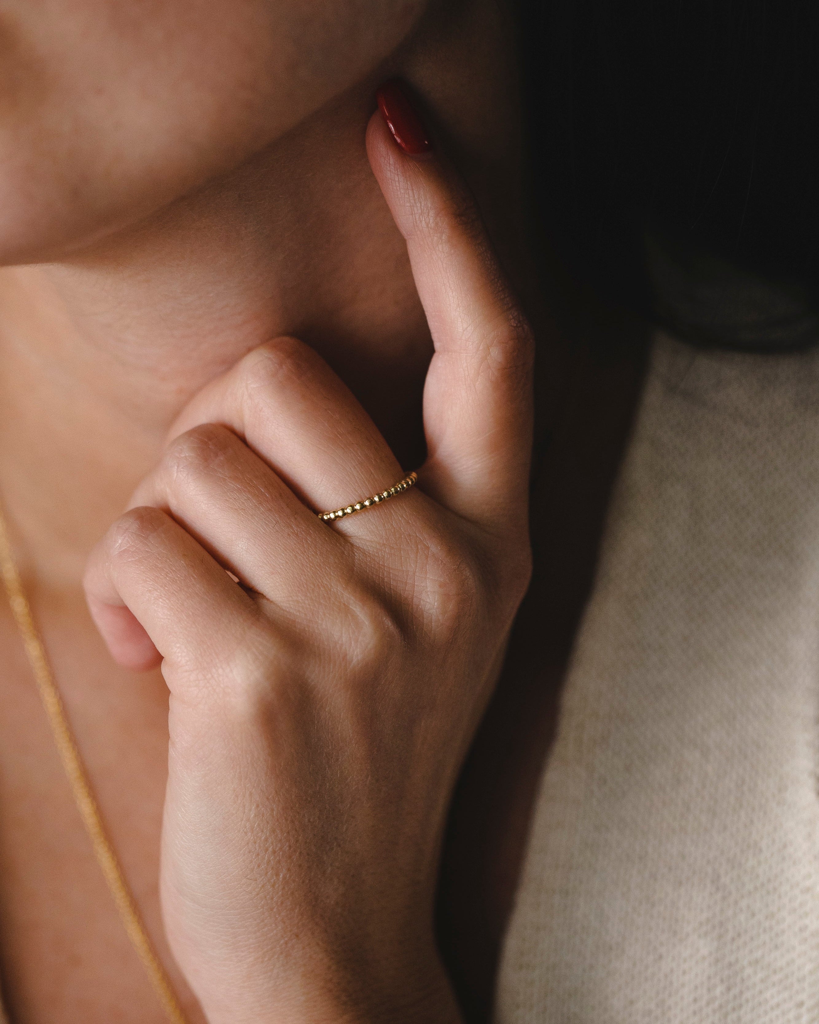 Gold Dots Ring