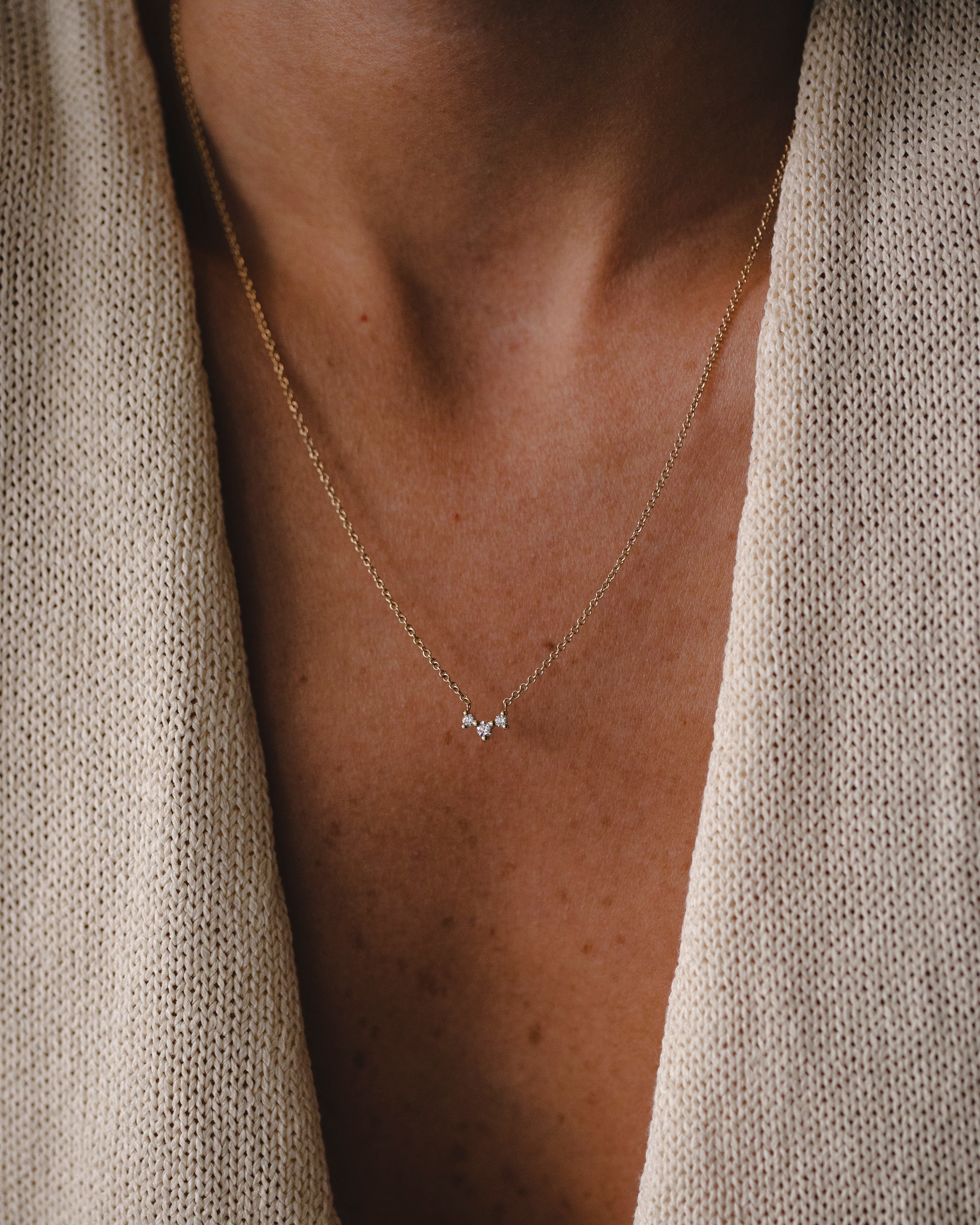 Frida White Diamonds Necklace