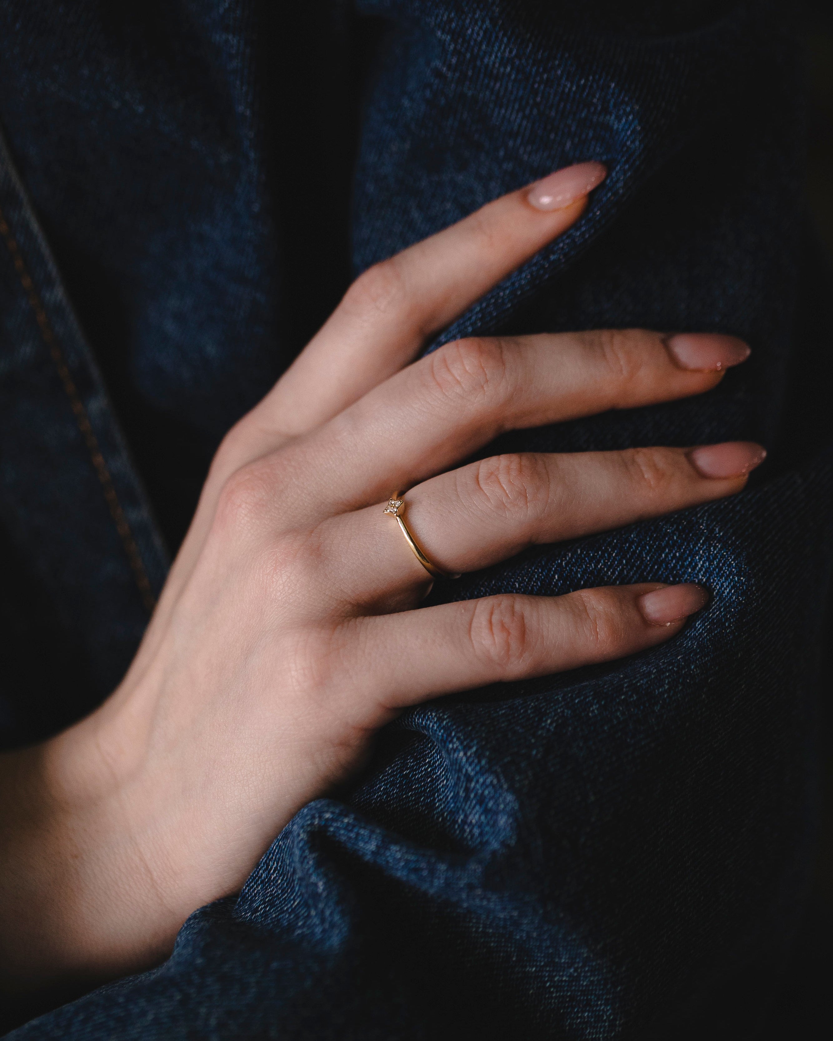 Mars Ring With White Diamonds