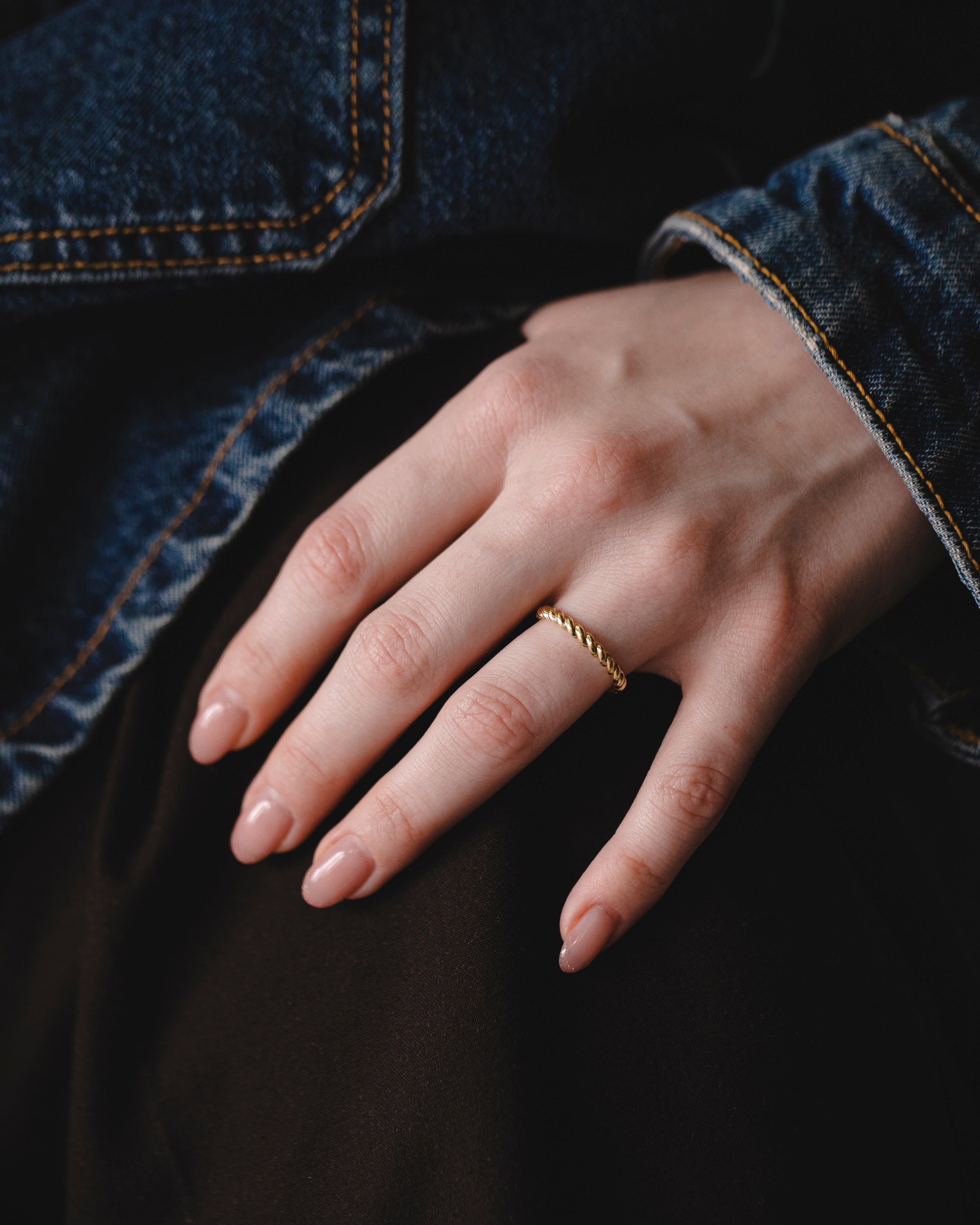 Rope Gold Ring