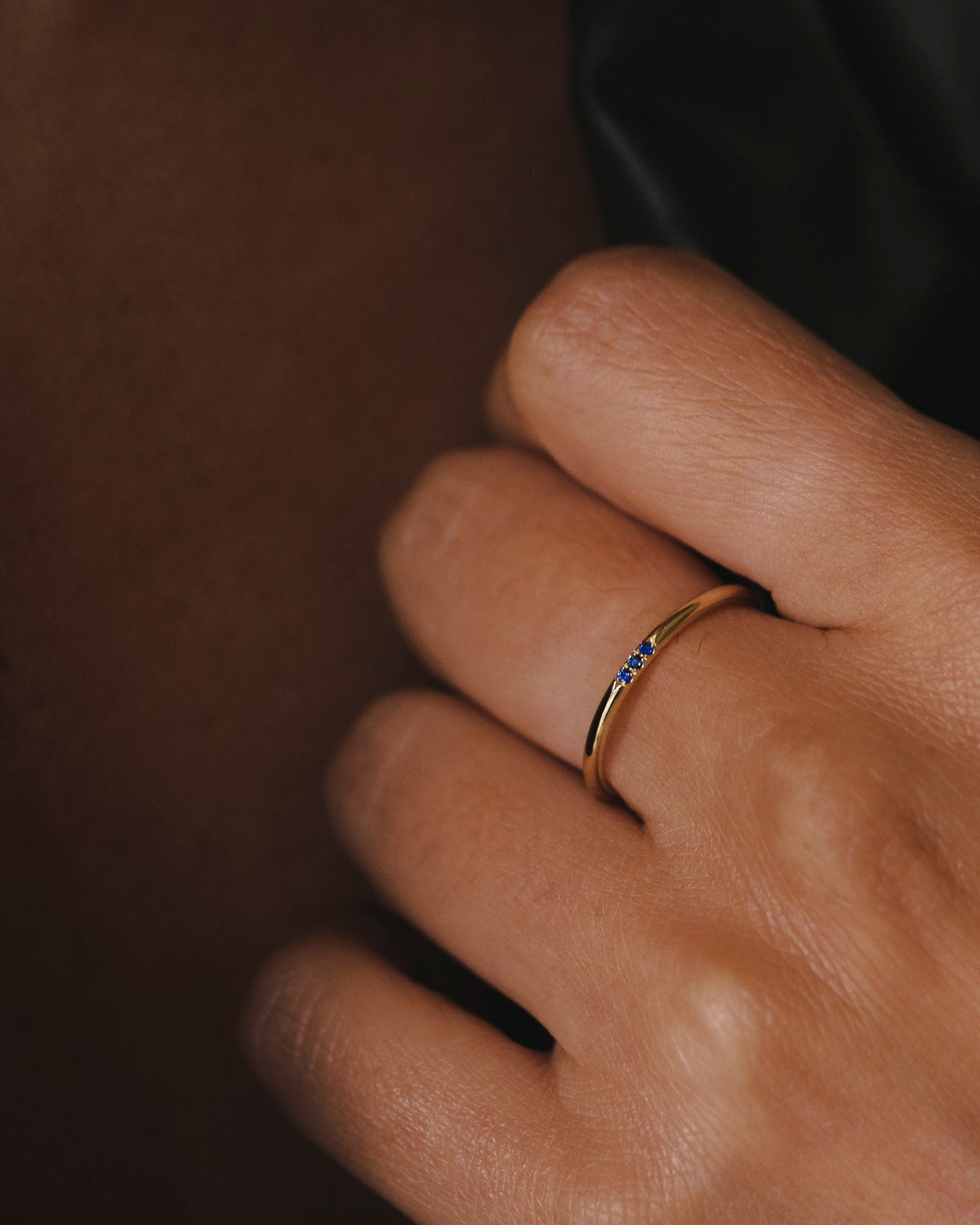 Kelly Ring With 3 sapphires