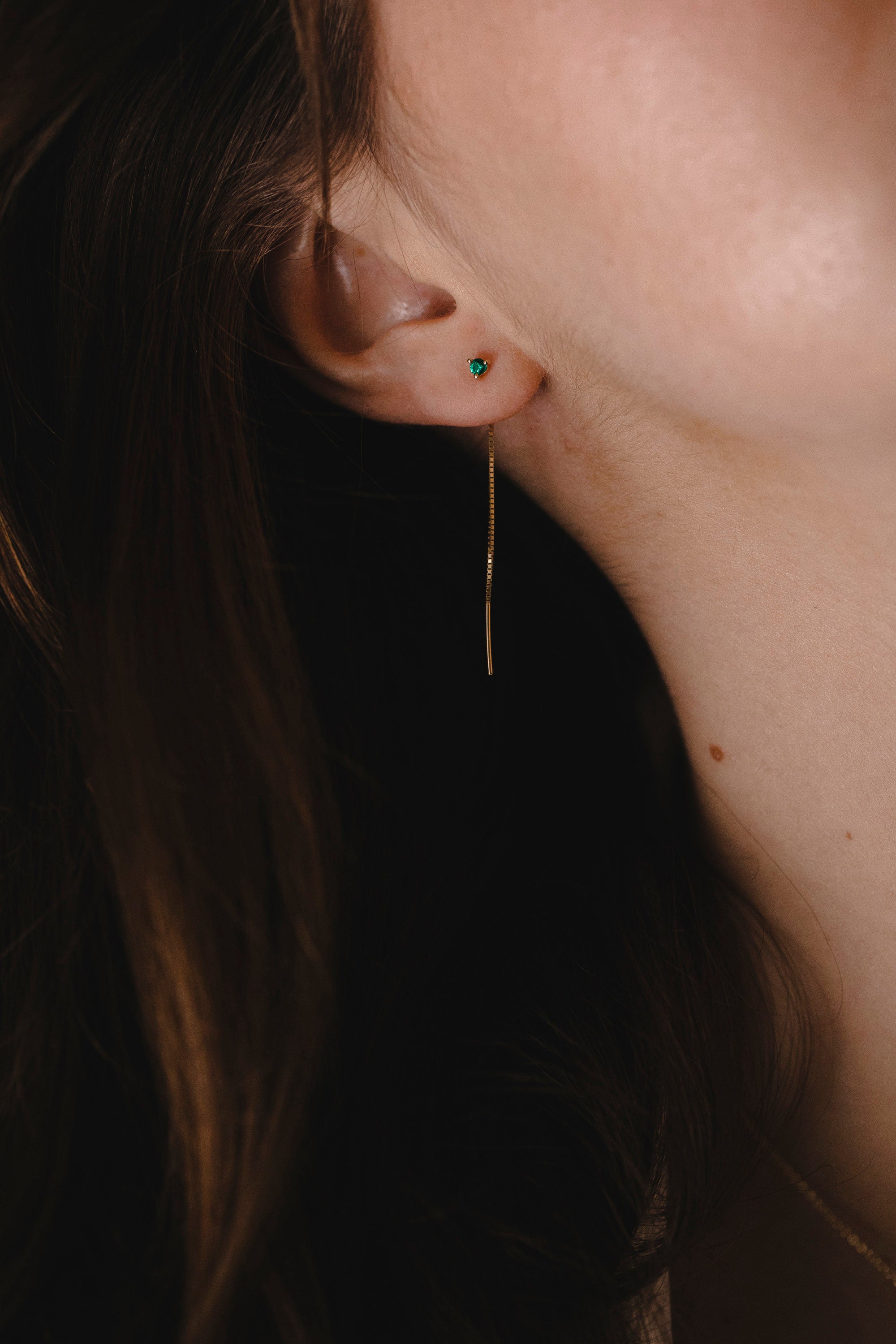 Noni Earring With Emerald