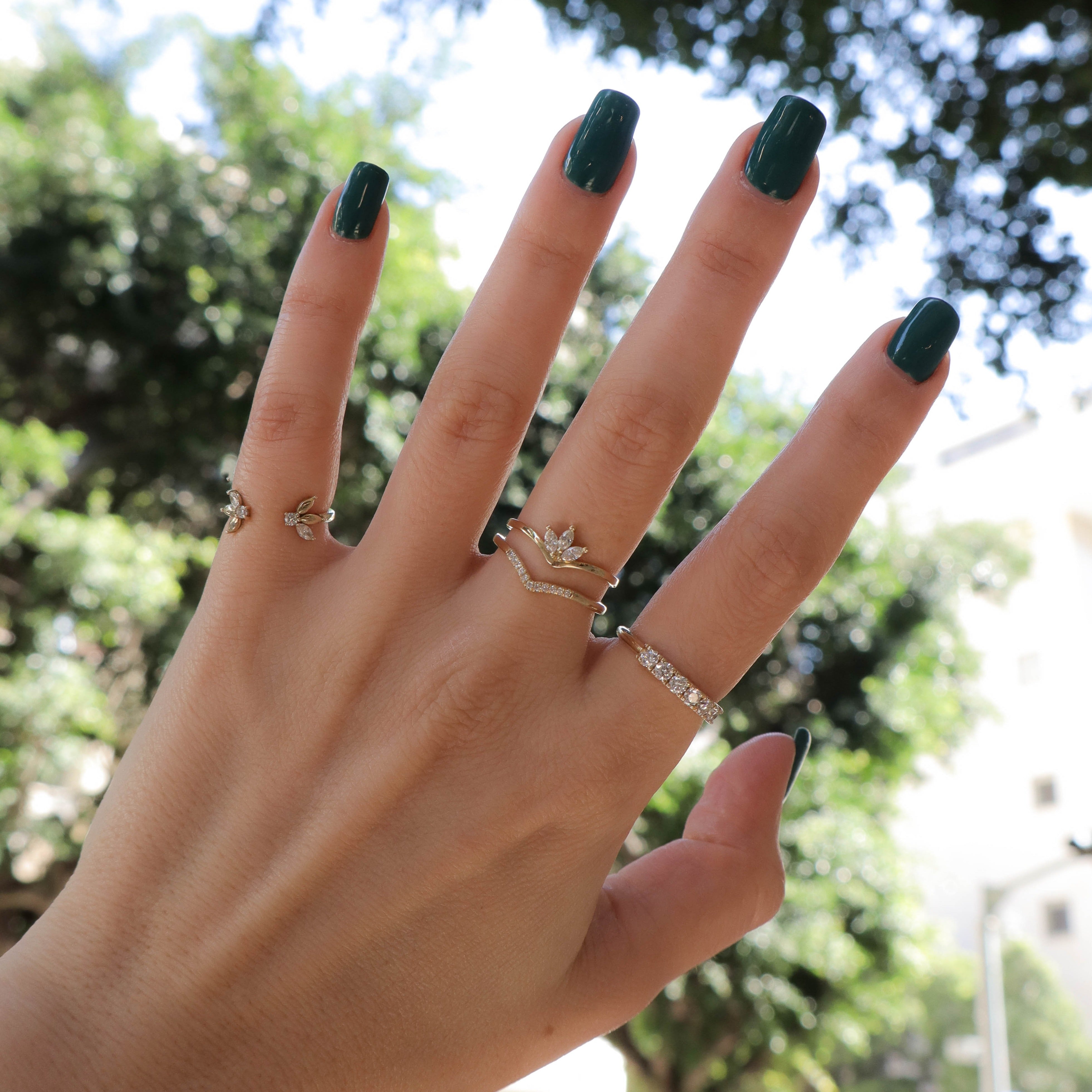 Jeanne Bécu Open Gold Ring Gold