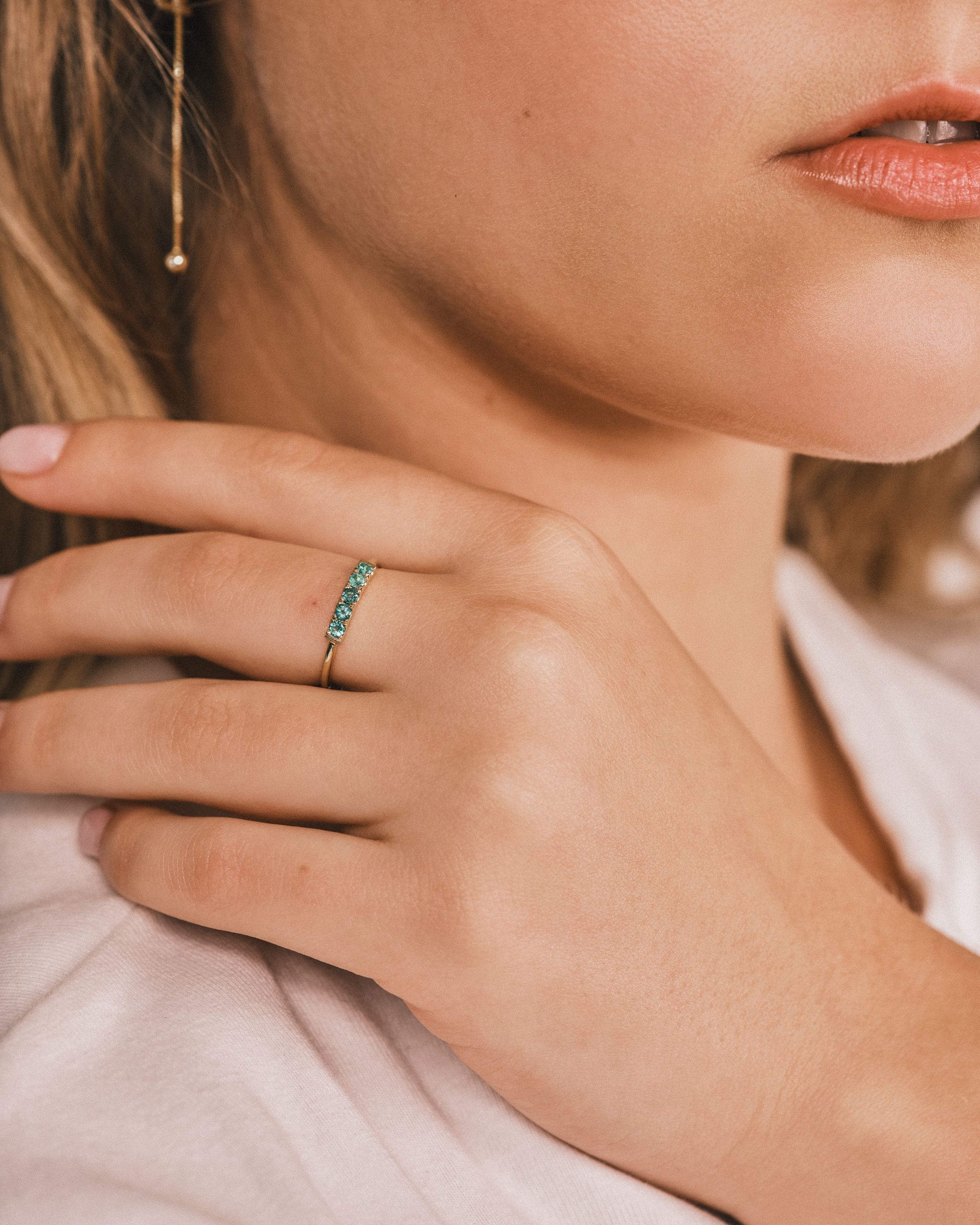 Candy Gold Ring With Emerald