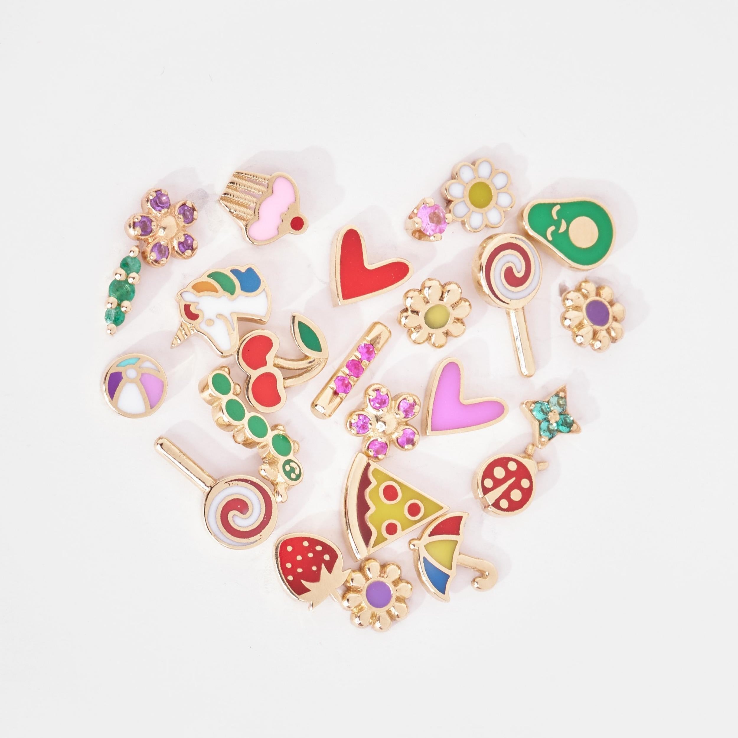 Penguin Gold Earring