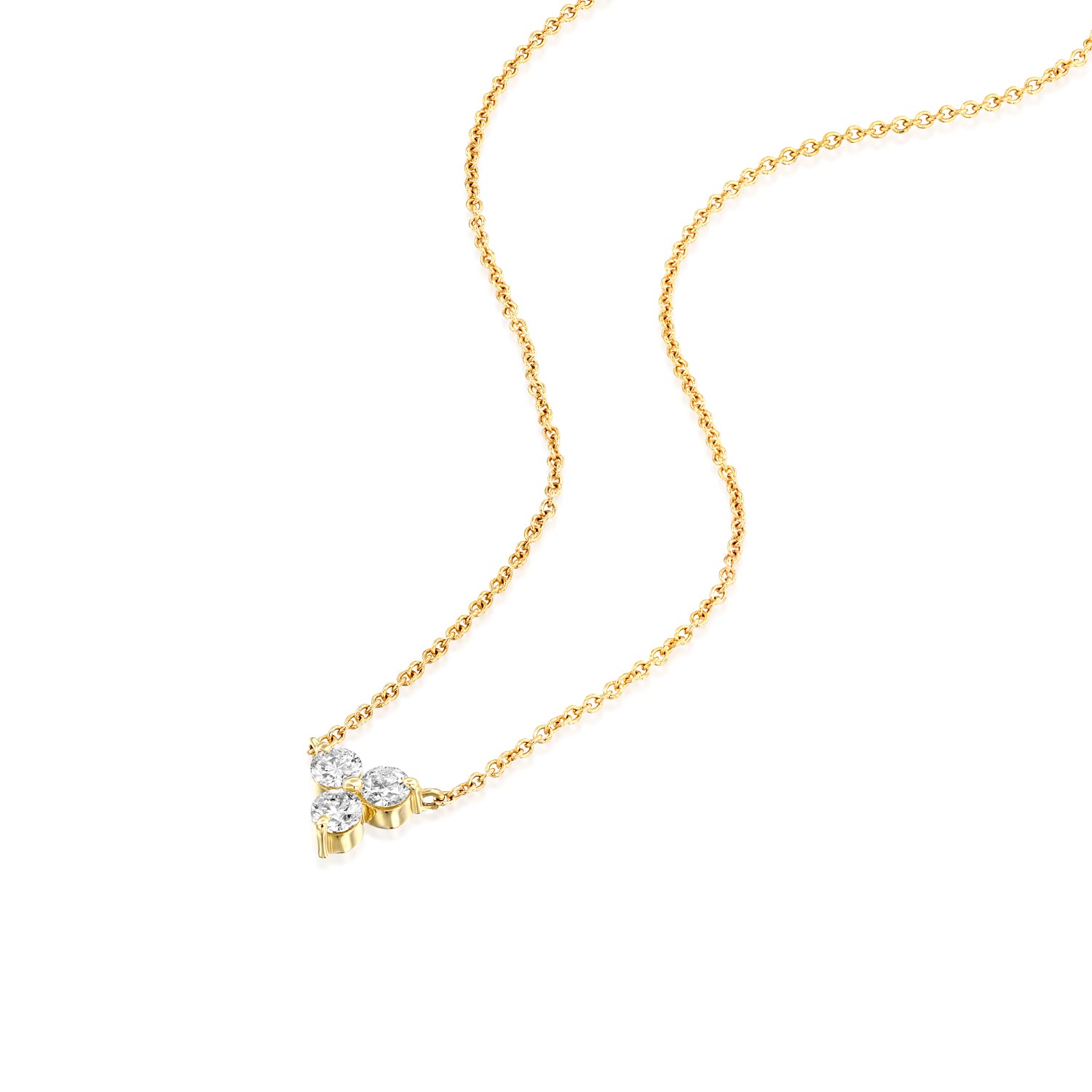 Grace Necklace White Diamonds