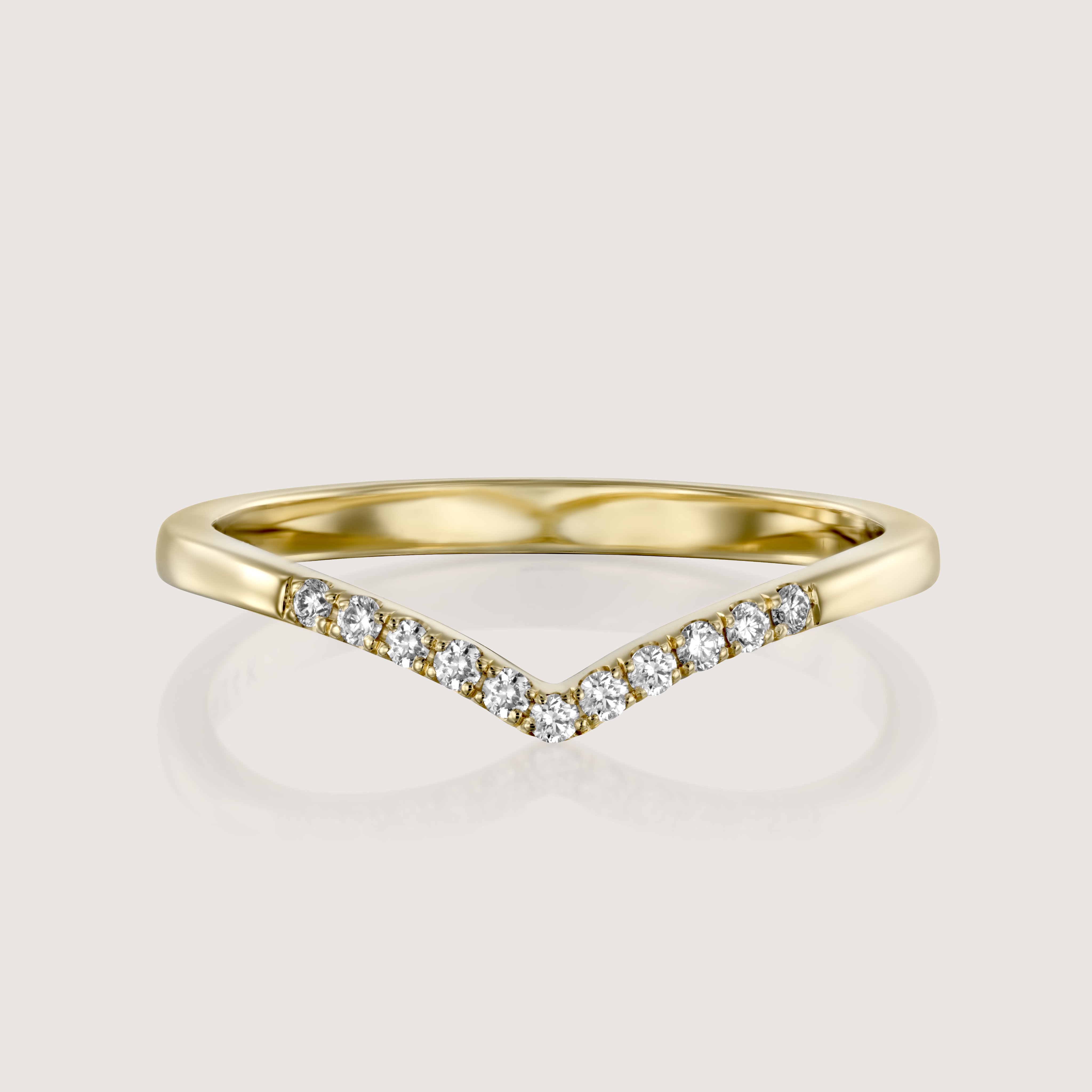 Hannah Ring With White diamonds