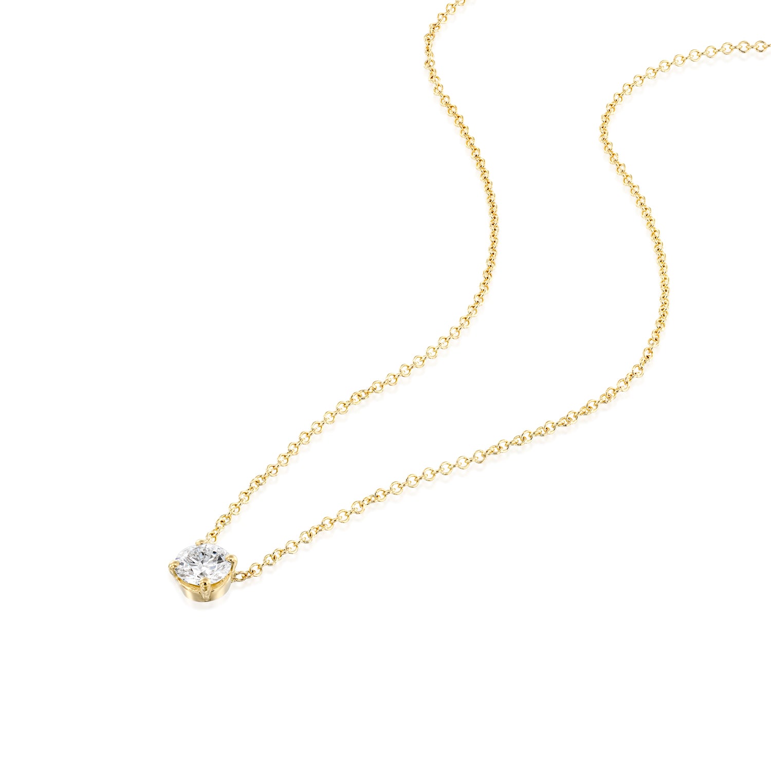 Annabelle Necklace White Diamond 5mm