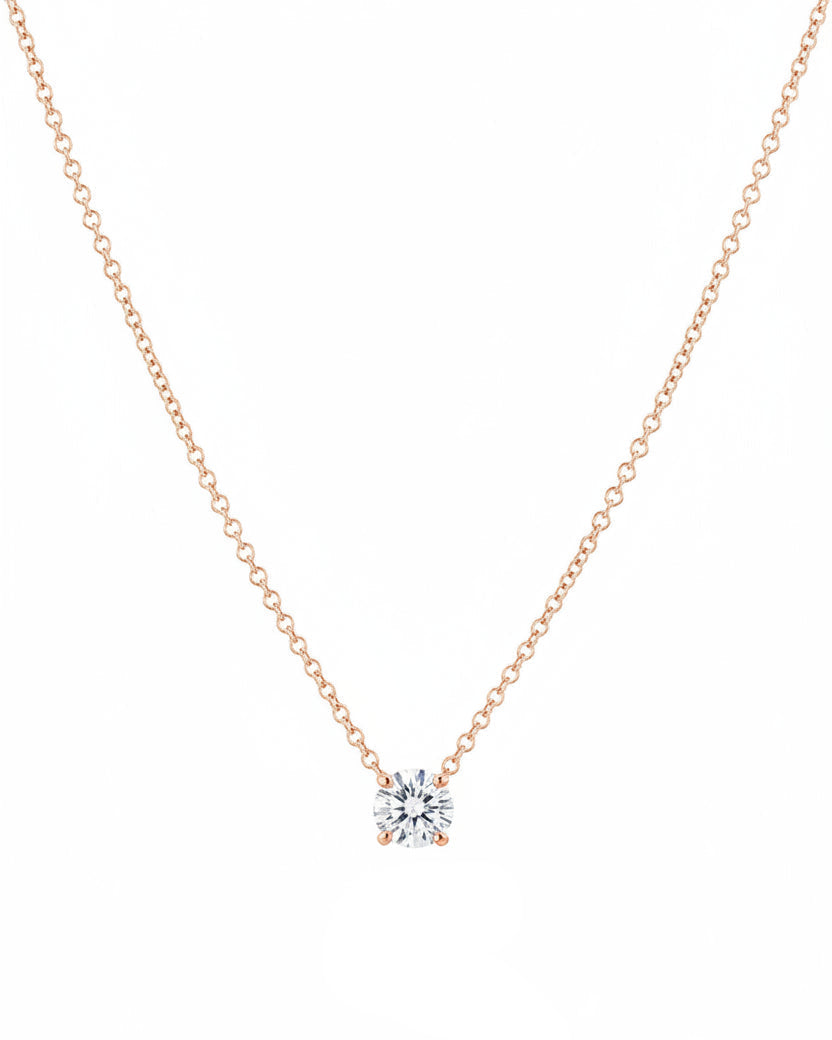 Annabelle Necklace White Diamond 5mm