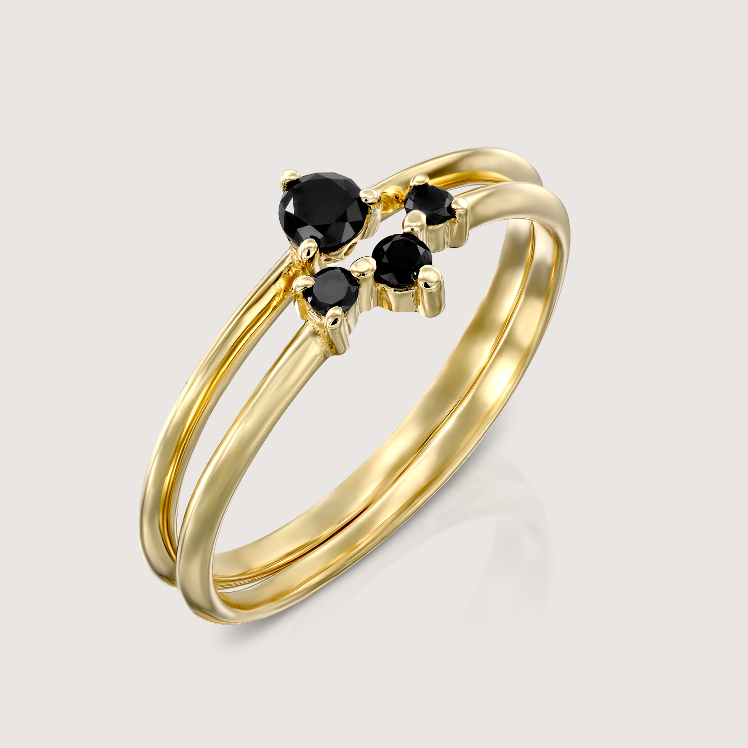 Frida Ring Black Diamonds