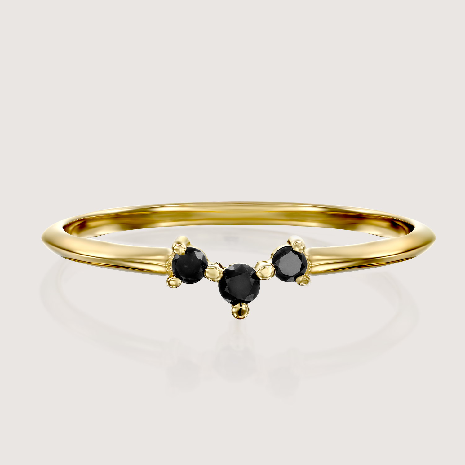 Frida Ring Black Diamonds