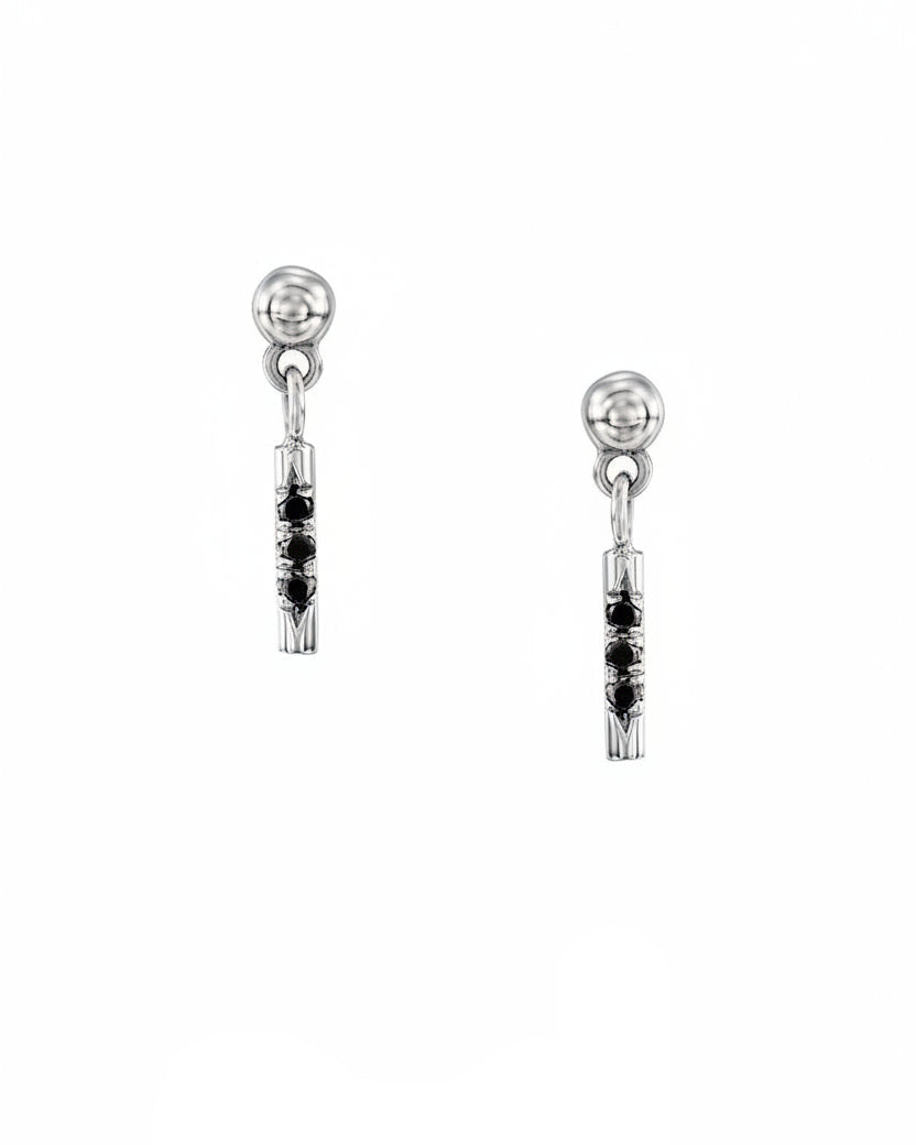 Shanon Earring Black Diamonds