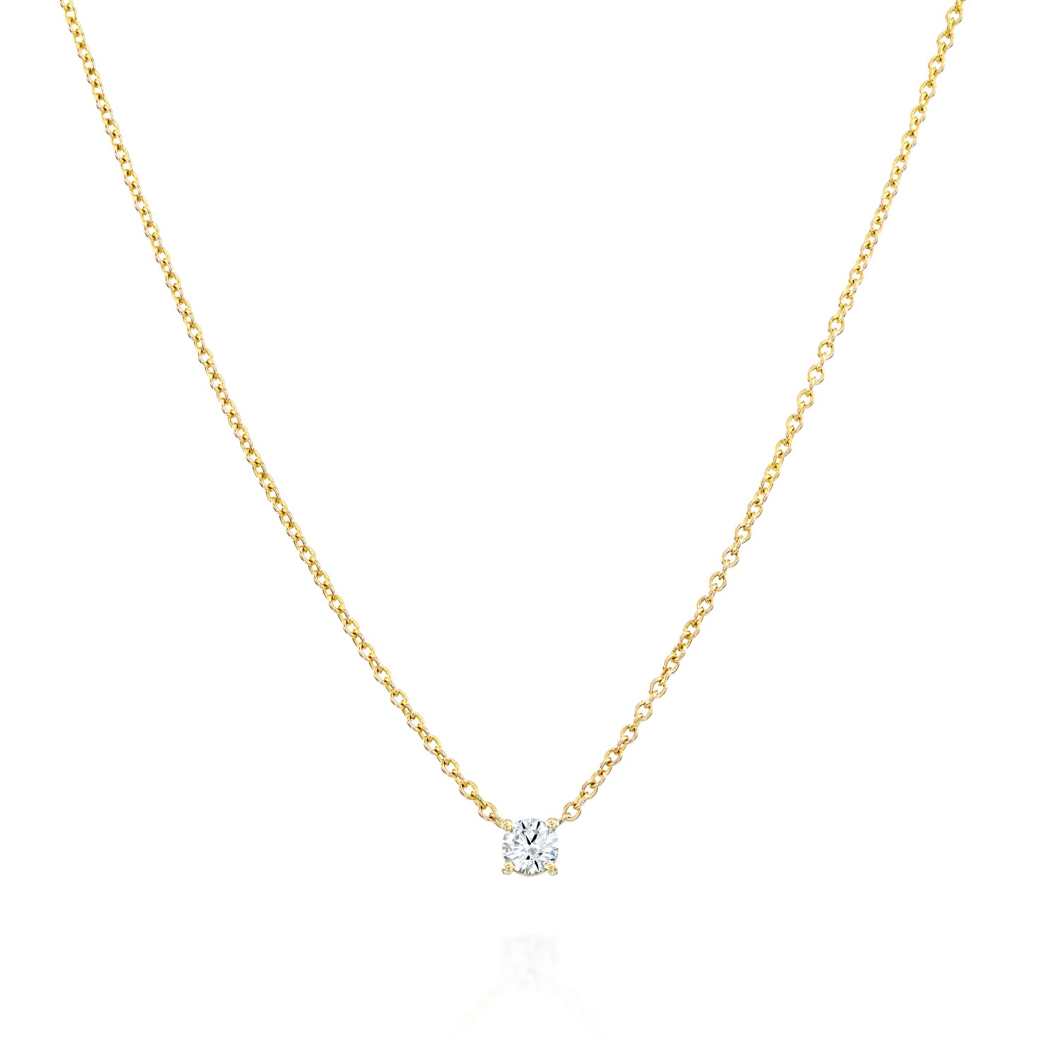 Annabelle Necklace White Diamond 4mm