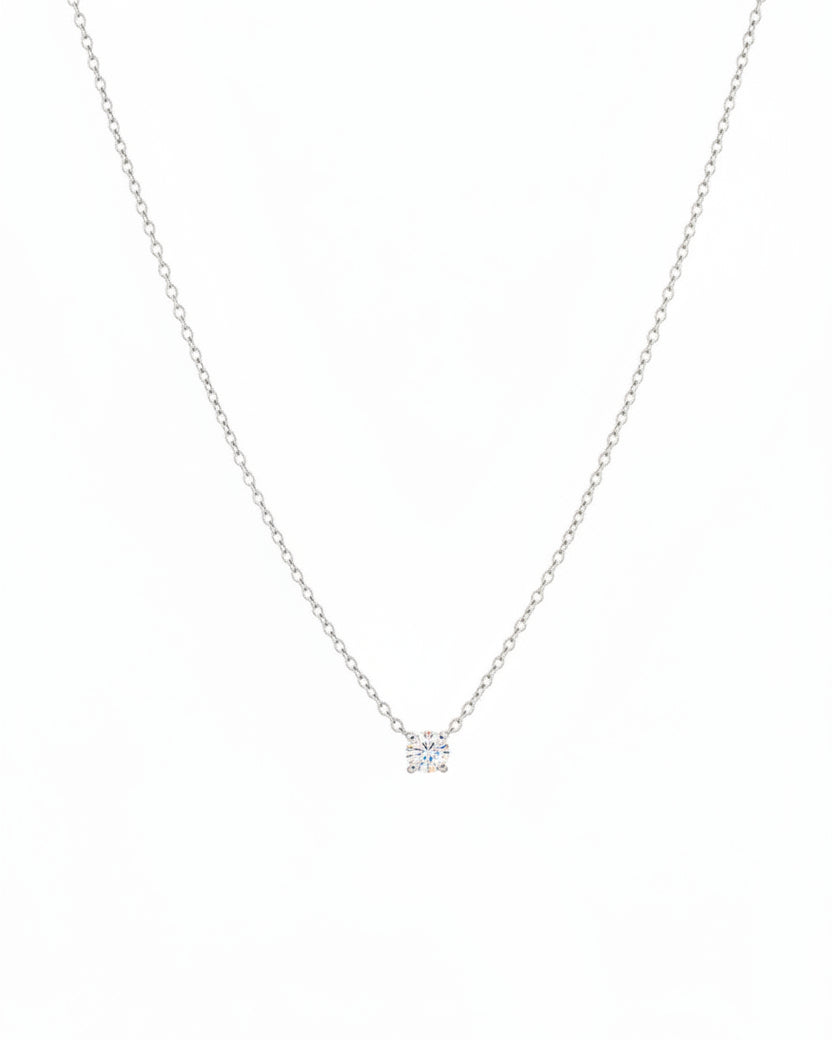 Annabelle Necklace White Diamond 4mm