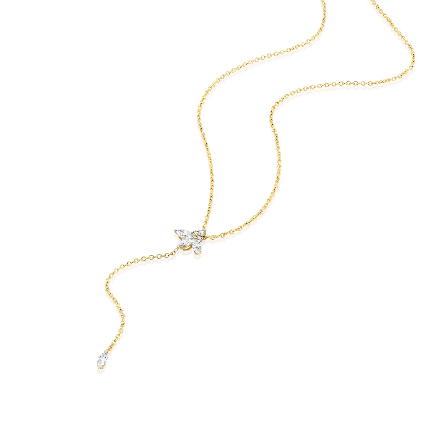 Jeanne Poisson Necklace with Tie