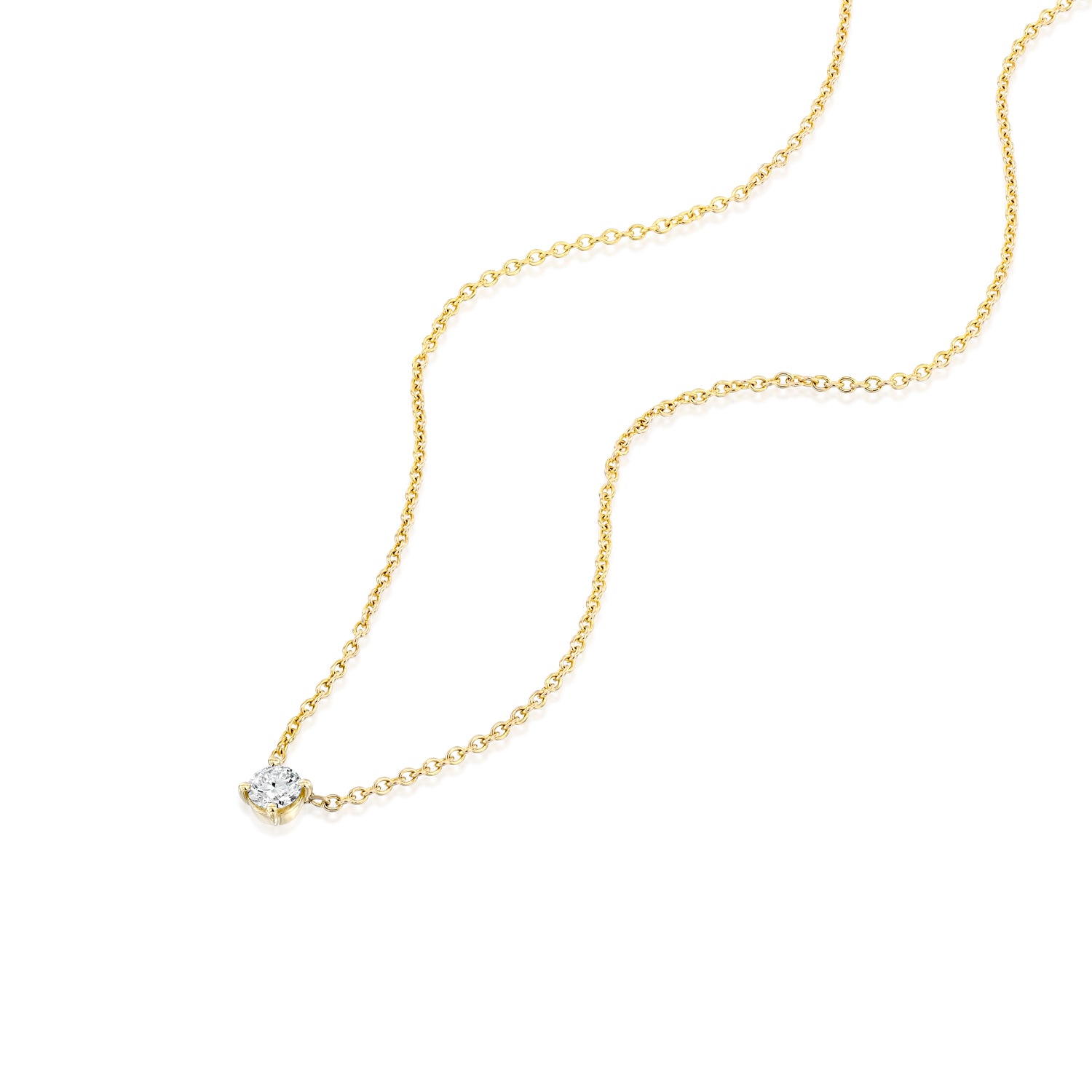 Annabelle Necklace White Diamond 4mm