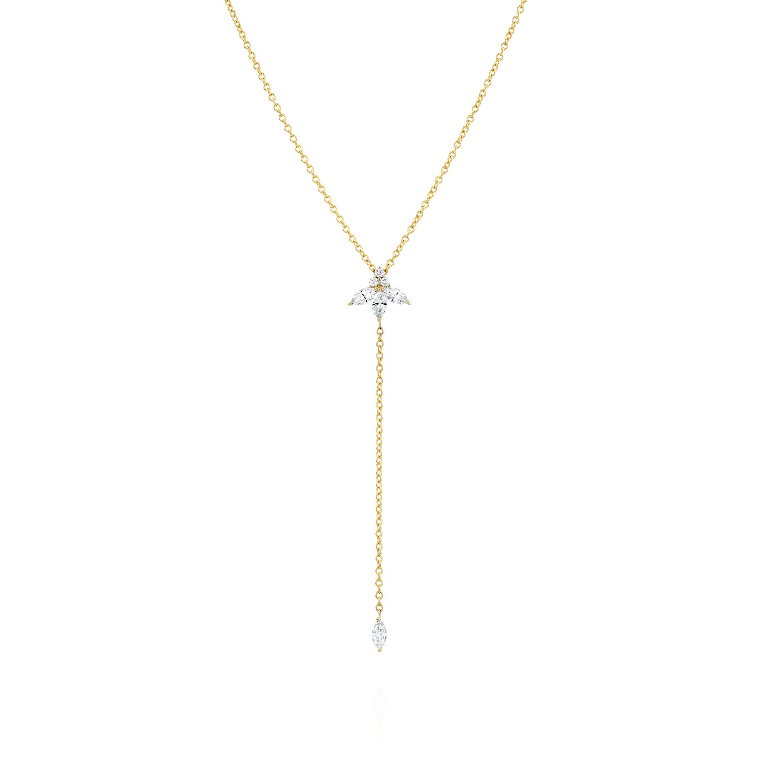 Jeanne Poisson Necklace with Tie