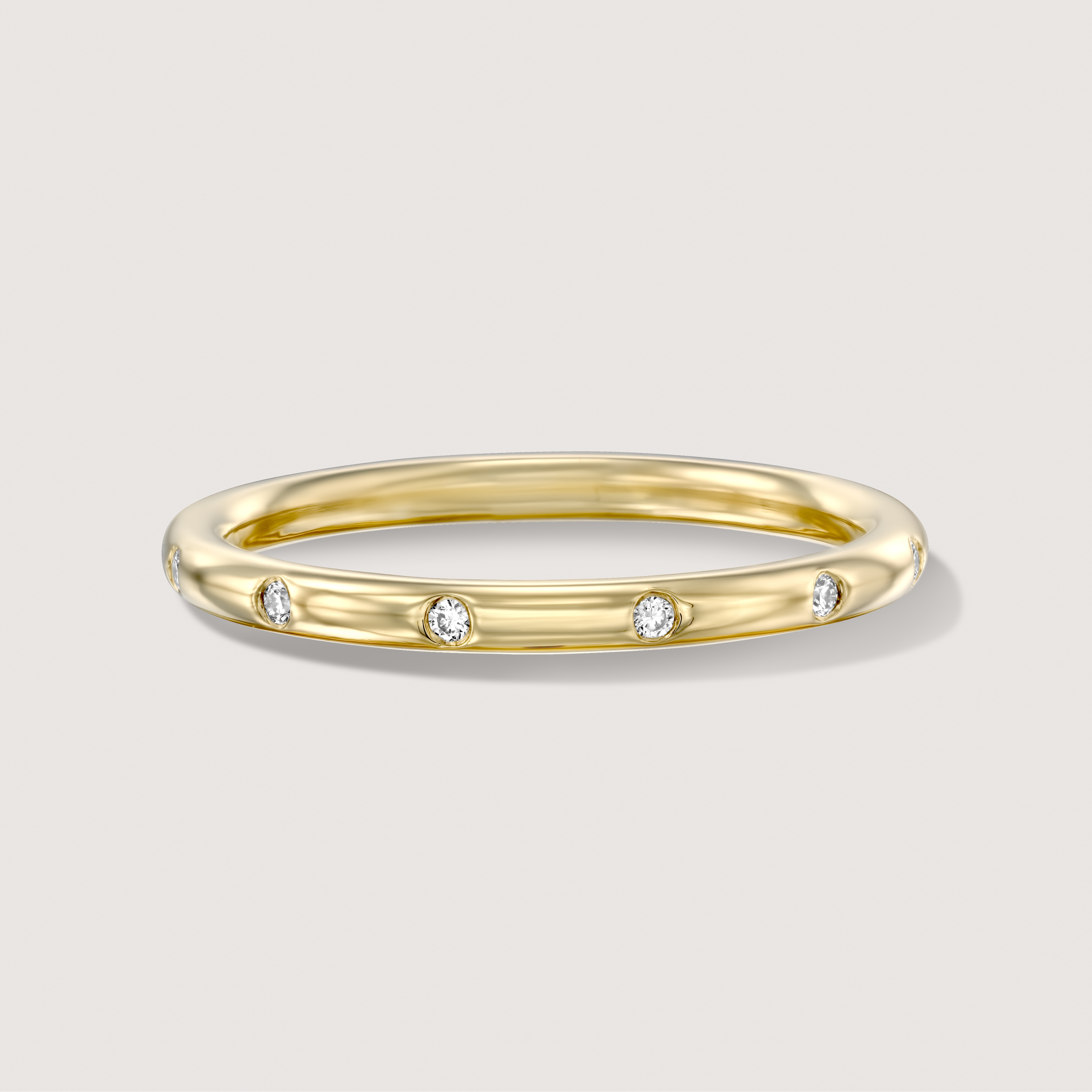Donna Ring five White Diamonds