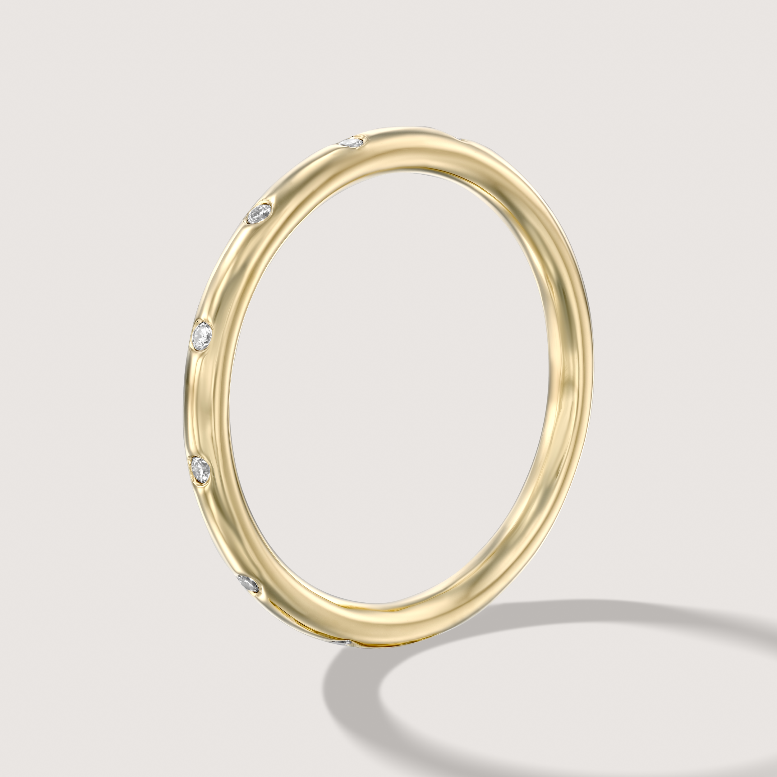 Donna Ring five White Diamonds