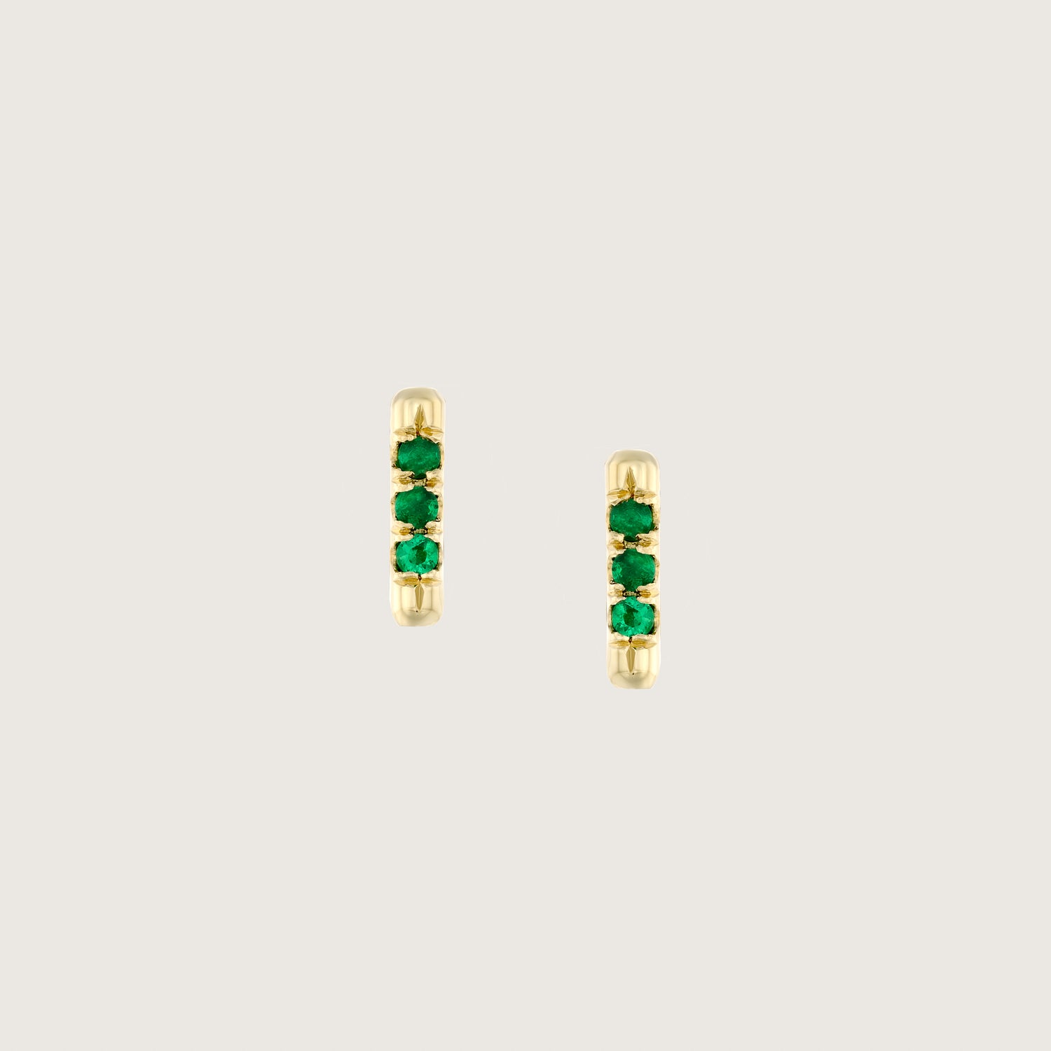 Valerie Piercing Earring Emerald