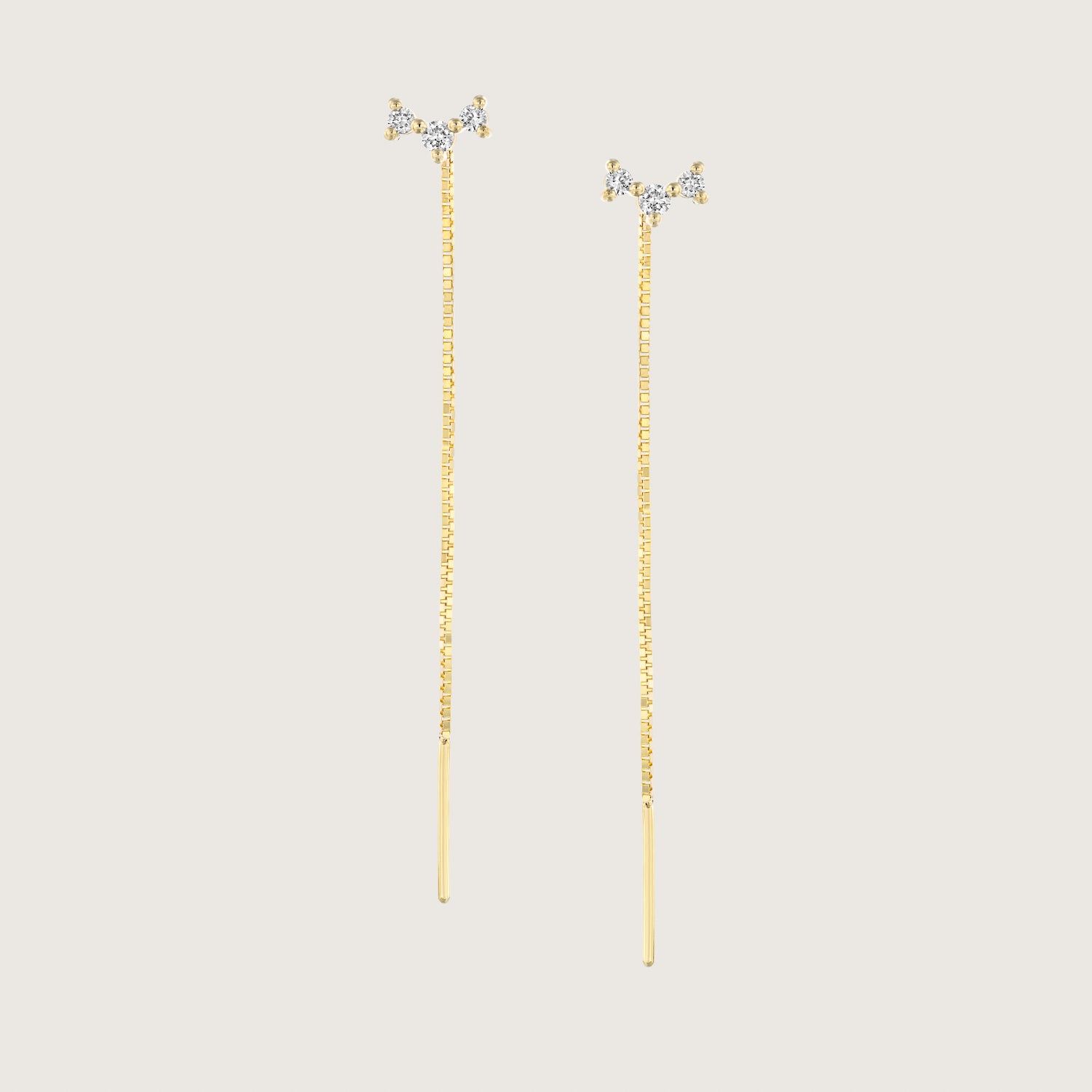 Frida Noni White Diamond Earring