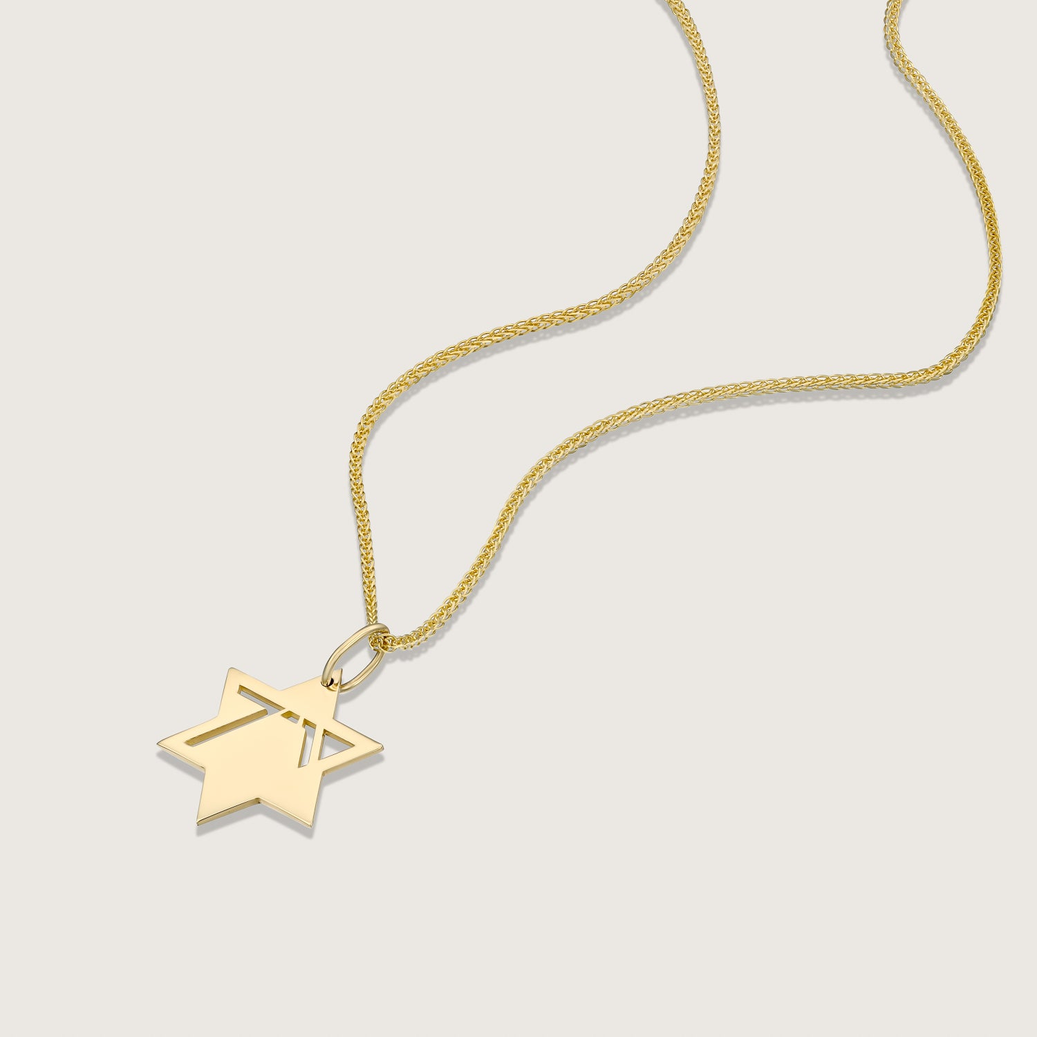 Heroism Star Of David Gold pendant