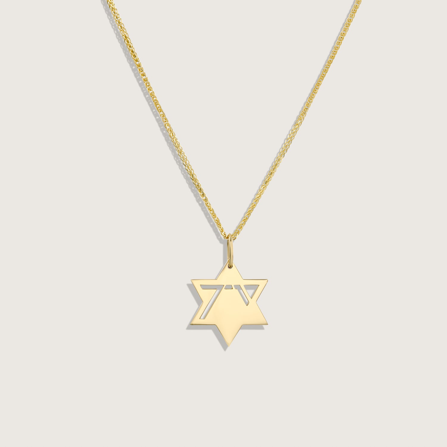 Heroism Star Of David Gold pendant